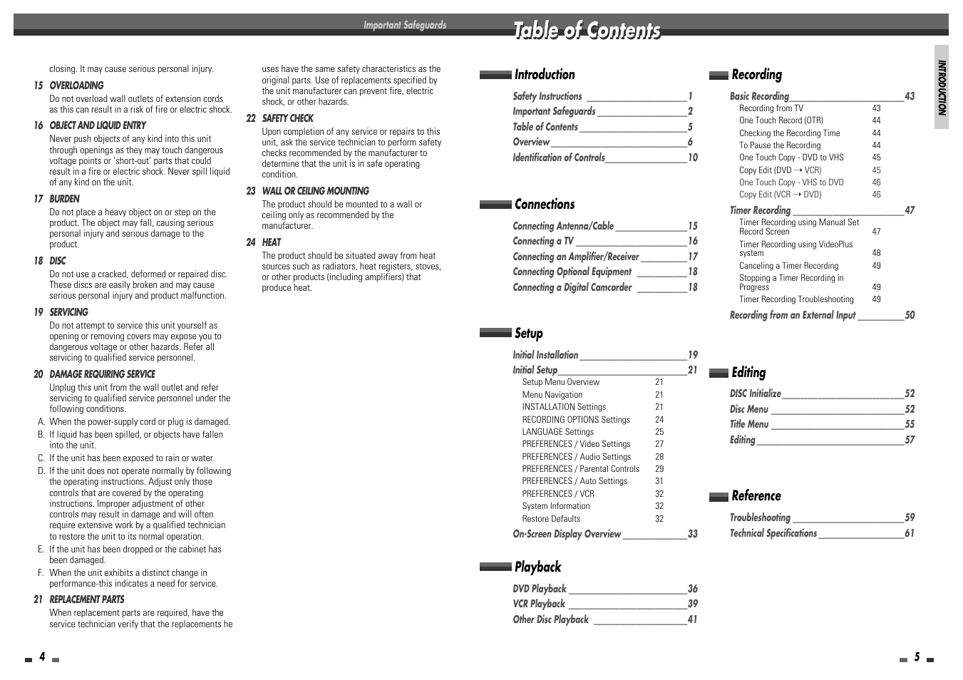 Daewoo DF-8100 User Manual | Page 4 / 35