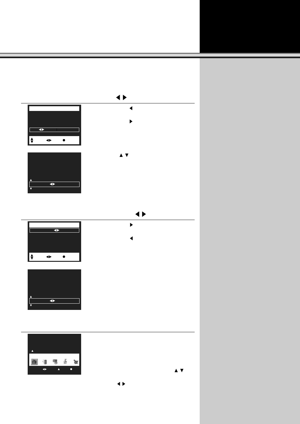 Adjust “tint” by using “volume c c / b b ” buttons, Press “menu” button twice | Daewoo DSC-34W70N User Manual | Page 32 / 61