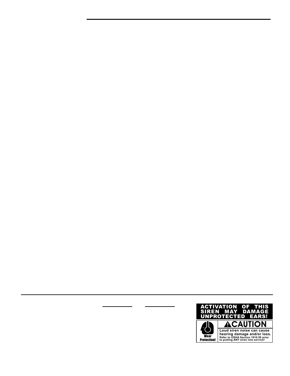 Caution, Rotary switch operations | Whelen 295SLSA1 User Manual | Page 6 / 8