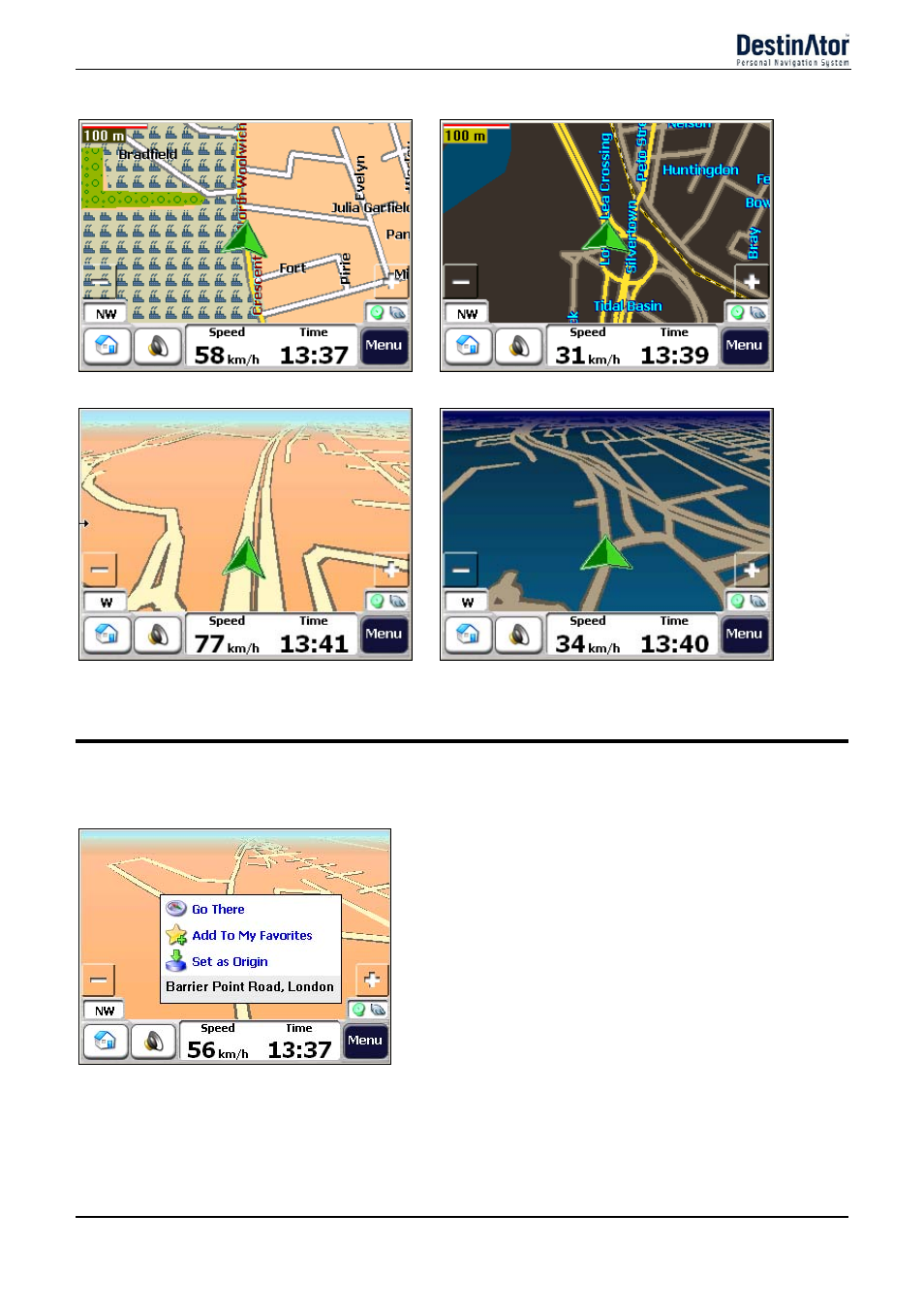 Point on the map | Daewoo DPN-3500 User Manual | Page 22 / 62