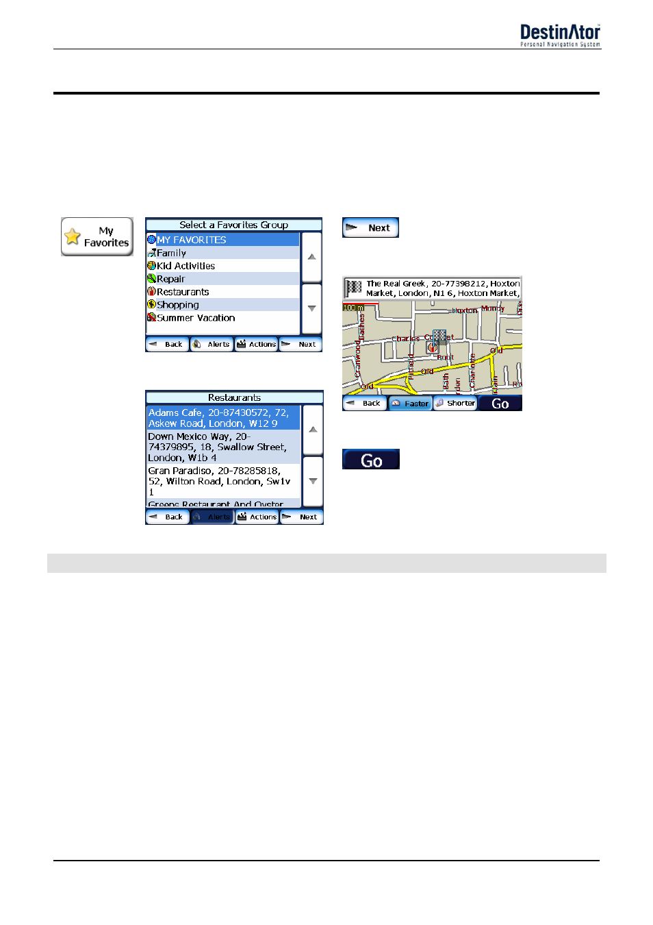 My favorites | Daewoo DPN-3500 User Manual | Page 31 / 62