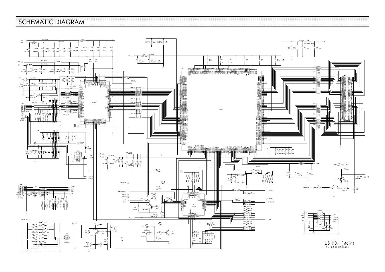 Schematic diagram | Daewoo L510B1 User Manual | Page 28 / 36