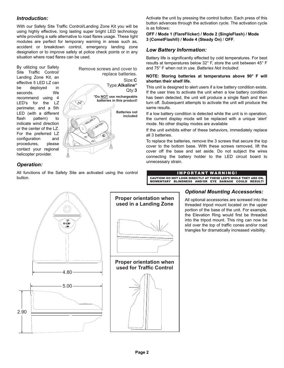 Whelen W20SSRK User Manual | Page 2 / 2