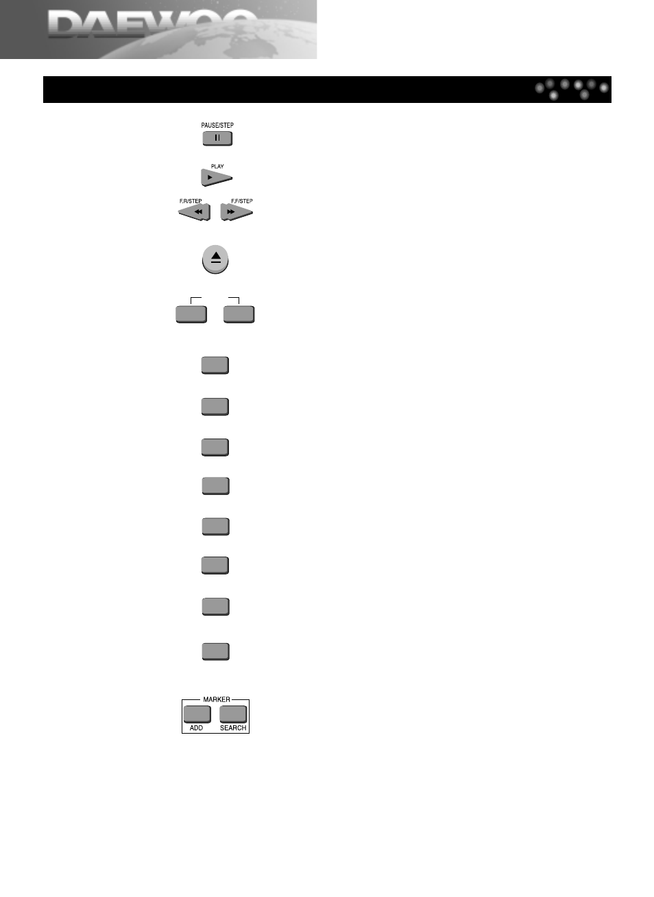 Remote control | Daewoo DDQ-20L6SC User Manual | Page 10 / 59