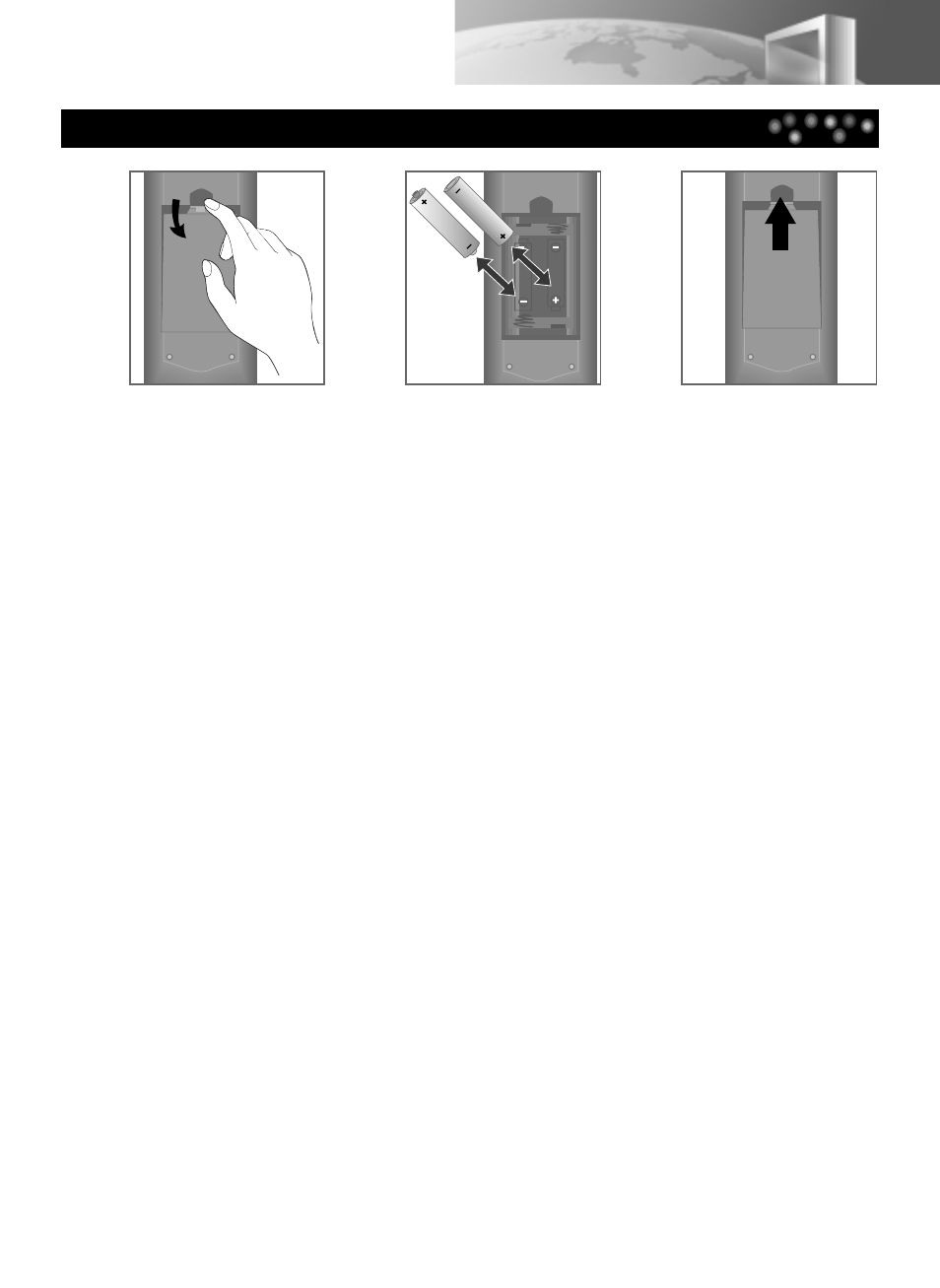 Inserting the batteries | Daewoo DDQ-20L6SC User Manual | Page 11 / 59