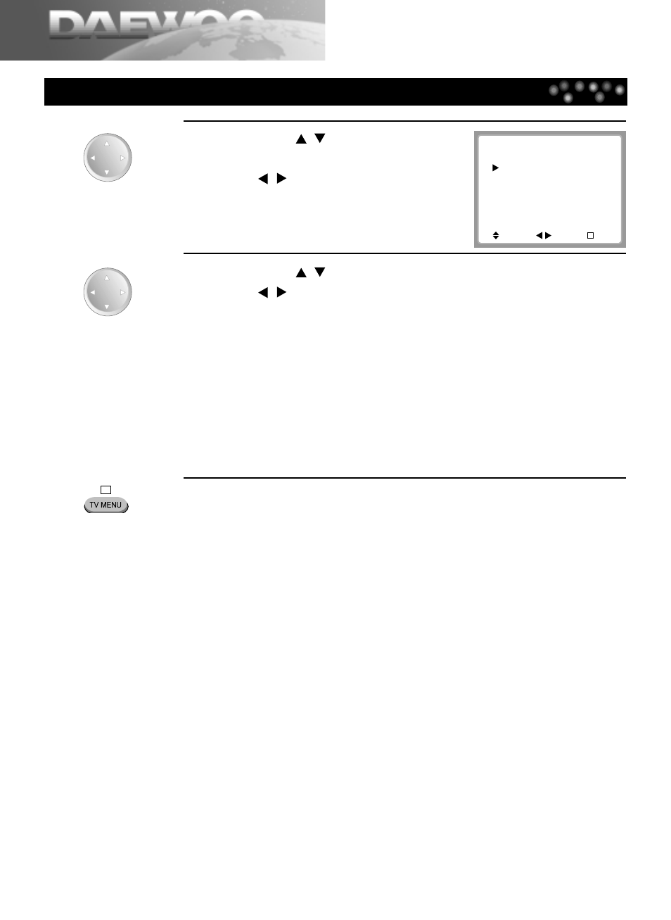 Setting set up | Daewoo DDQ-20L6SC User Manual | Page 22 / 59