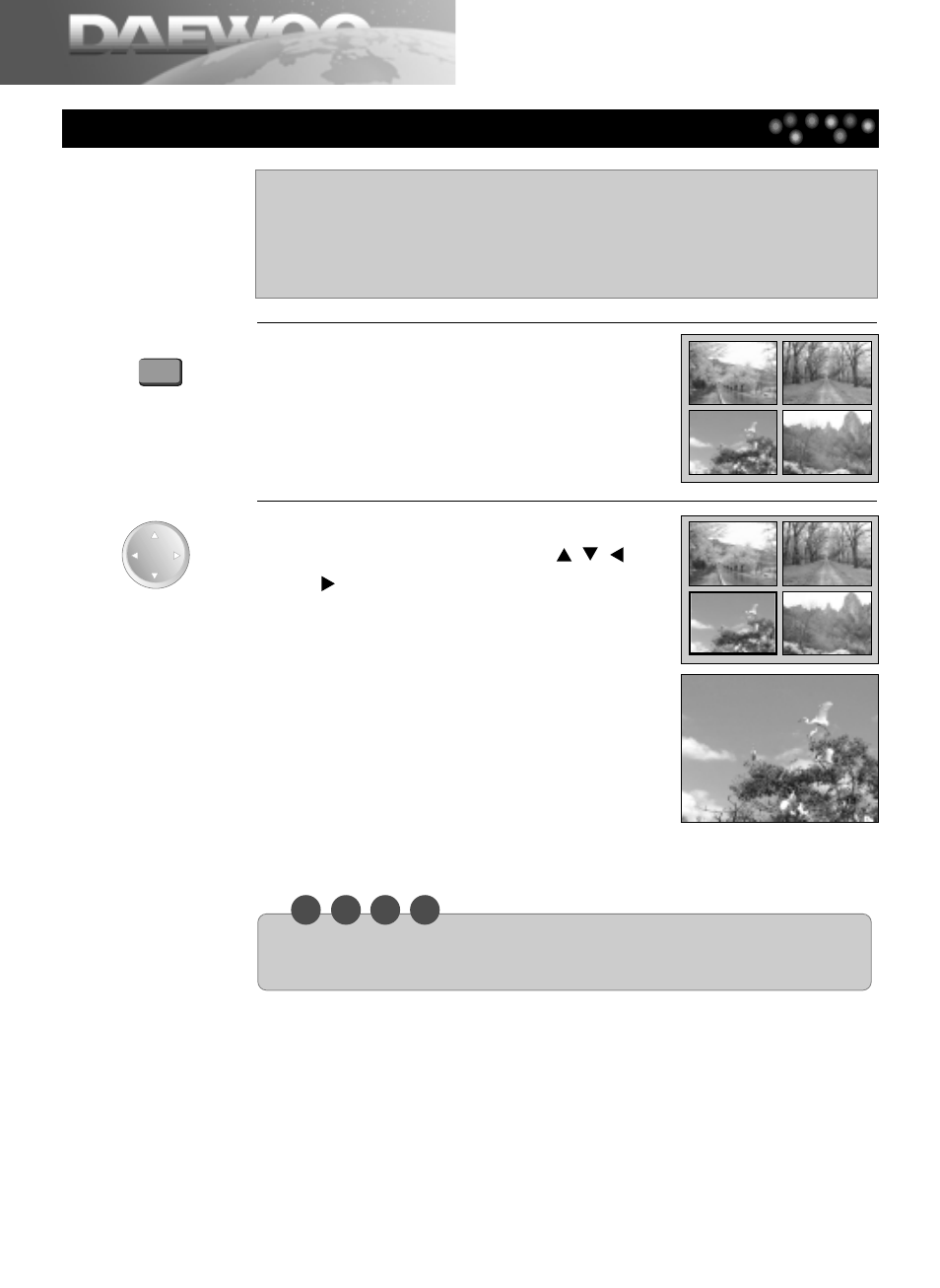 Playing the desired scene or track during play | Daewoo DDQ-20L6SC User Manual | Page 32 / 59