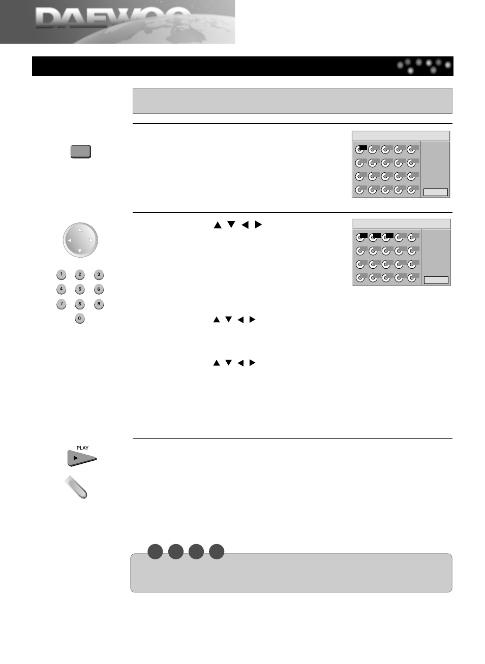 Program play | Daewoo DDQ-20L6SC User Manual | Page 42 / 59