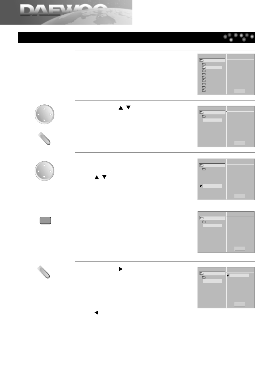 Programming an mp3 file, Playing an mp3 disc | Daewoo DDQ-20L6SC User Manual | Page 44 / 59