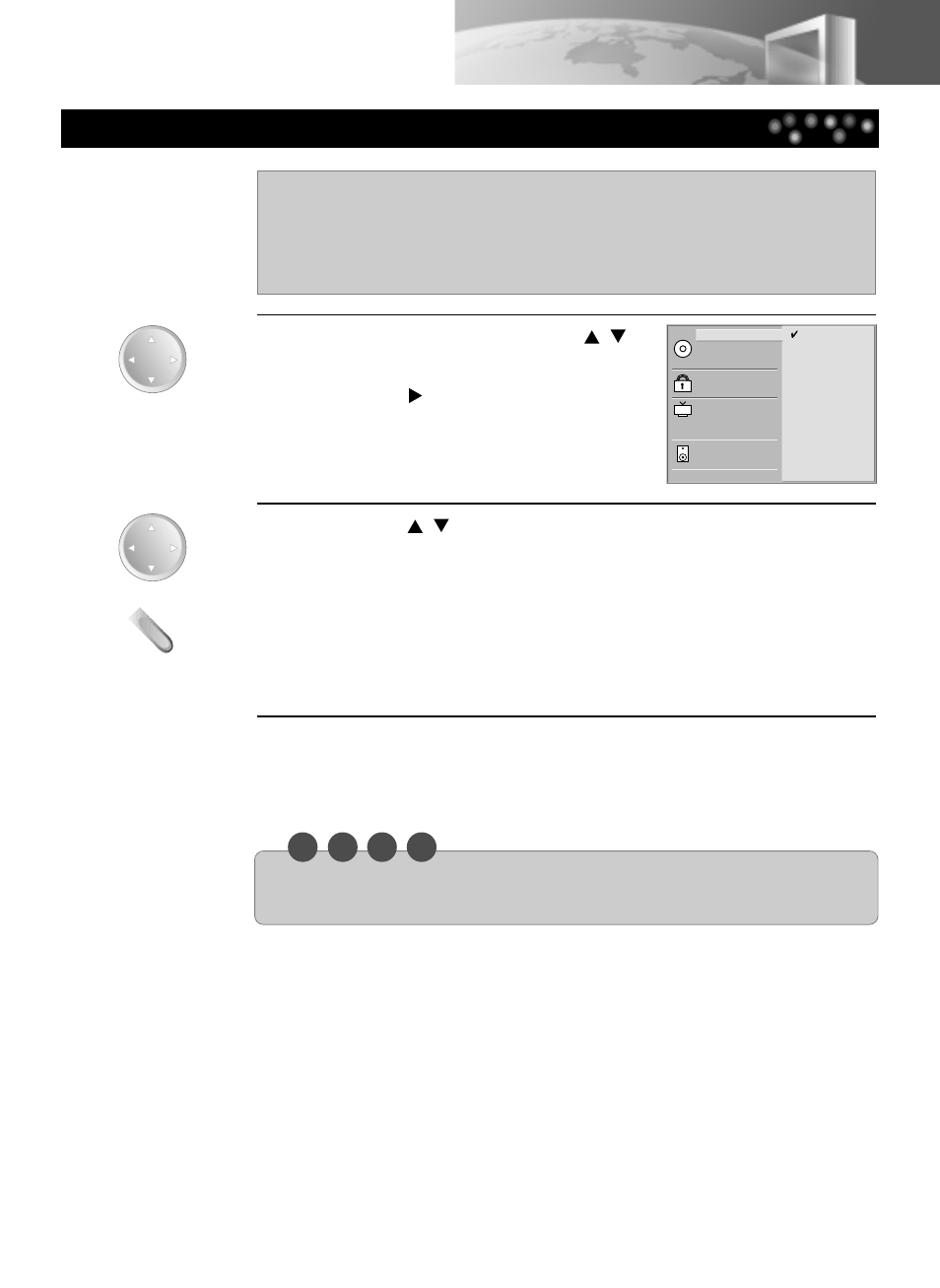 Selecting disc languages {dvd only | Daewoo DDQ-20L6SC User Manual | Page 47 / 59