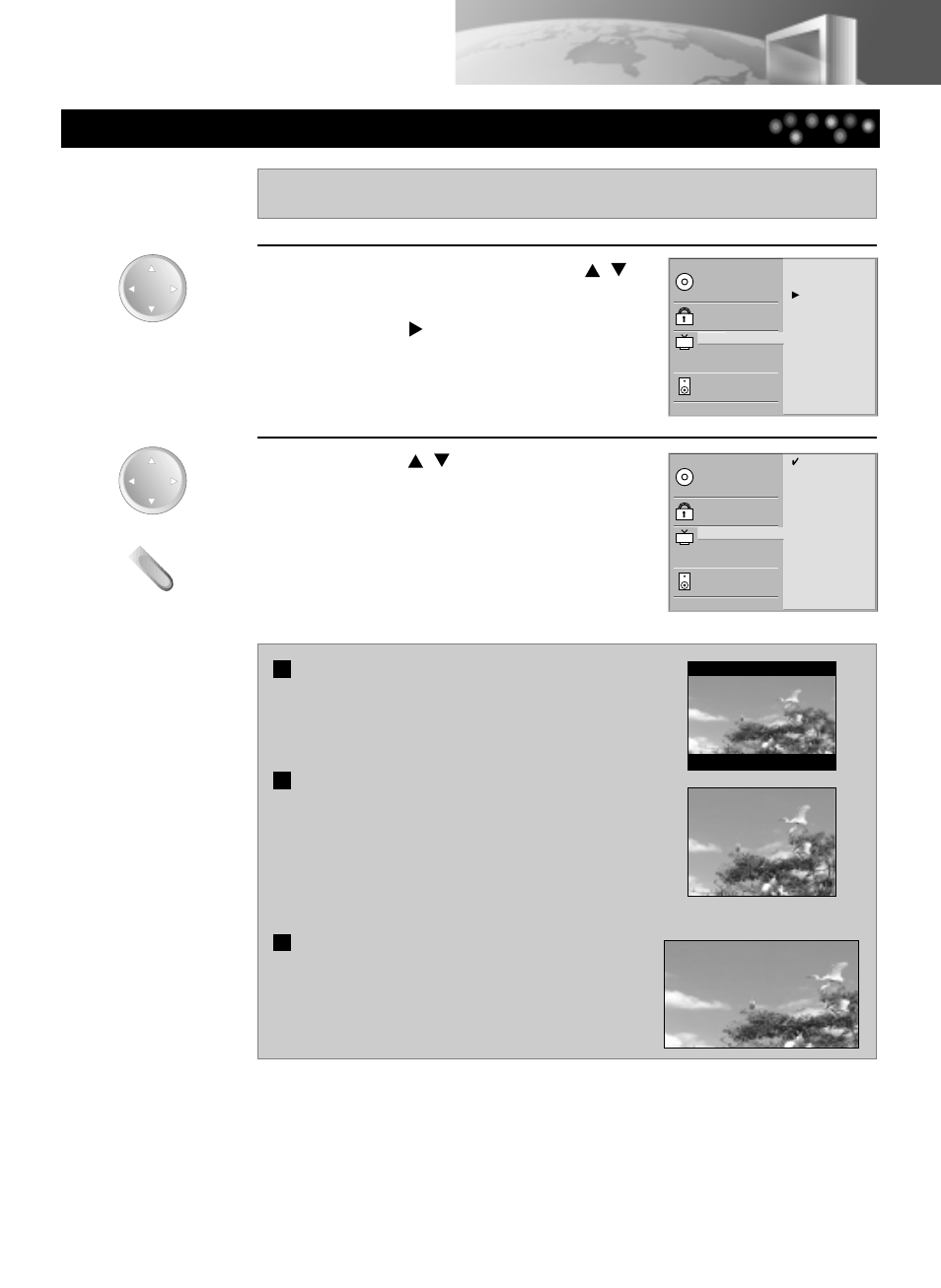 Selecting tv aspect | Daewoo DDQ-20L6SC User Manual | Page 51 / 59