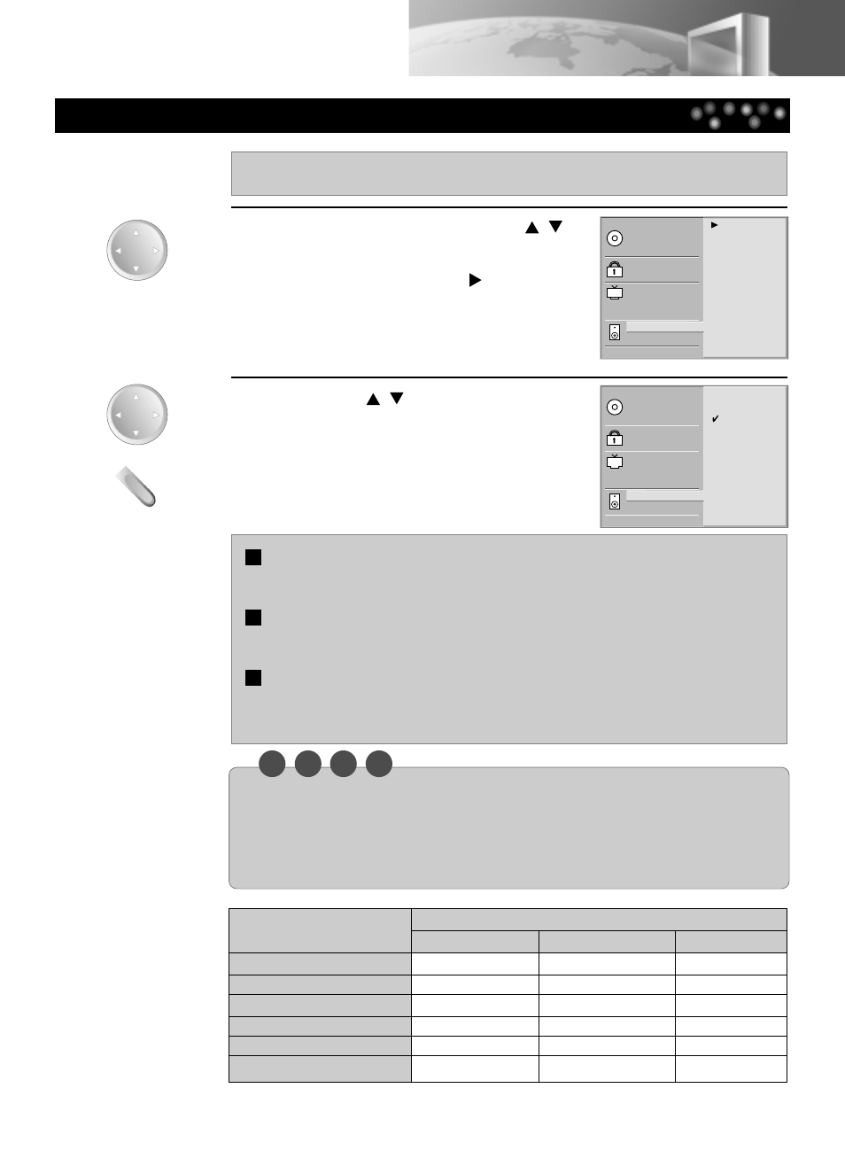 Selecting digital audio output, Initial settings, N o t e | Daewoo DDQ-20L6SC User Manual | Page 53 / 59