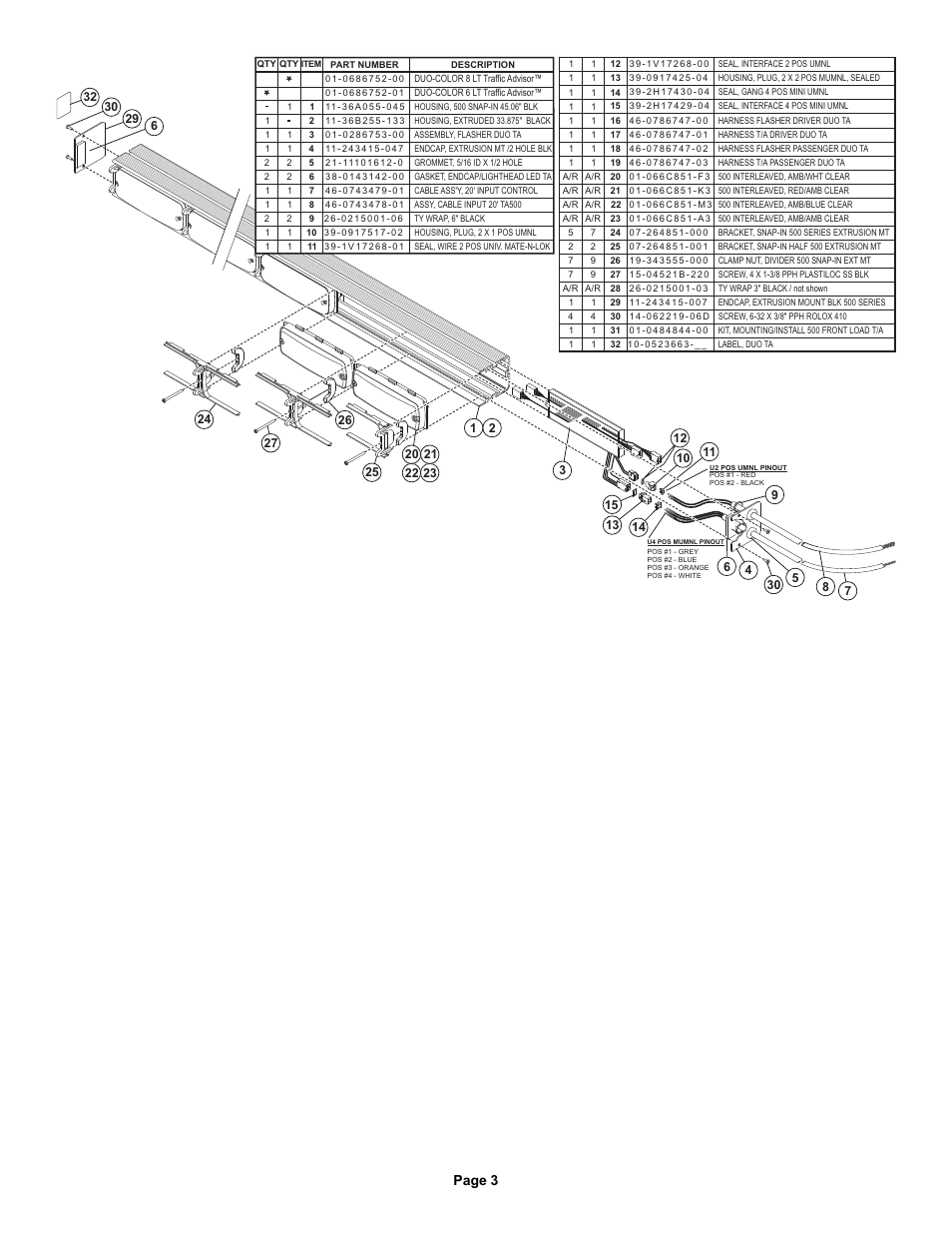 Page 3 | Whelen TADF6 User Manual | Page 3 / 3
