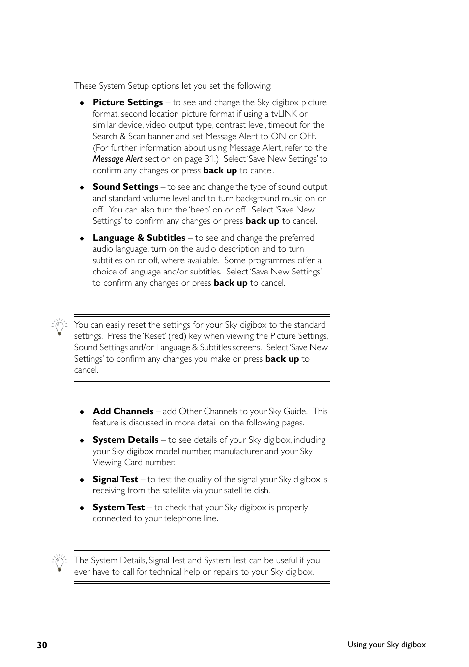 Daewoo Sky digibox User Manual | Page 34 / 65