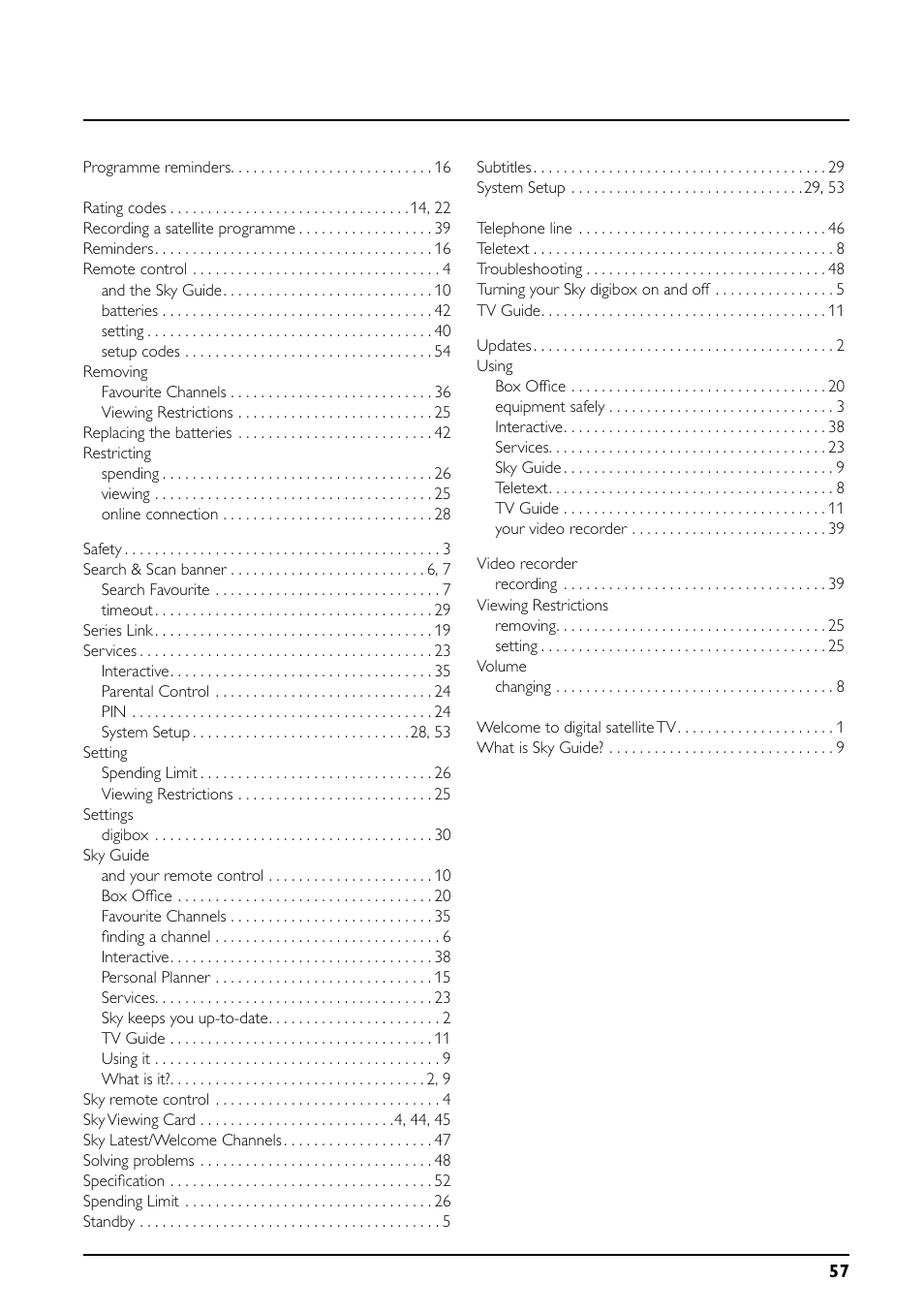 Daewoo Sky digibox User Manual | Page 61 / 65