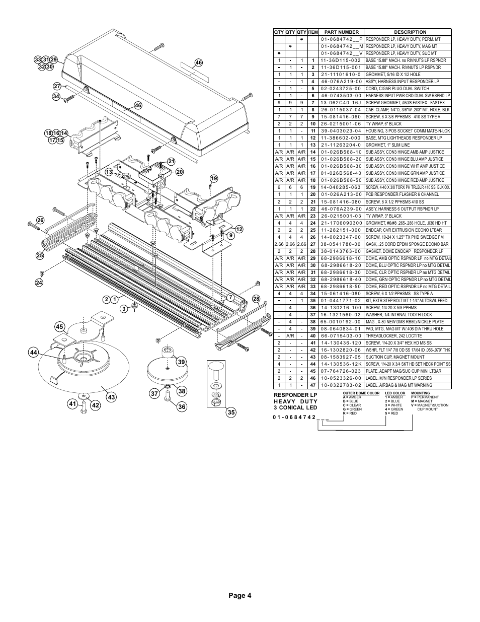 Page 4 | Whelen R1LPPA User Manual | Page 4 / 7