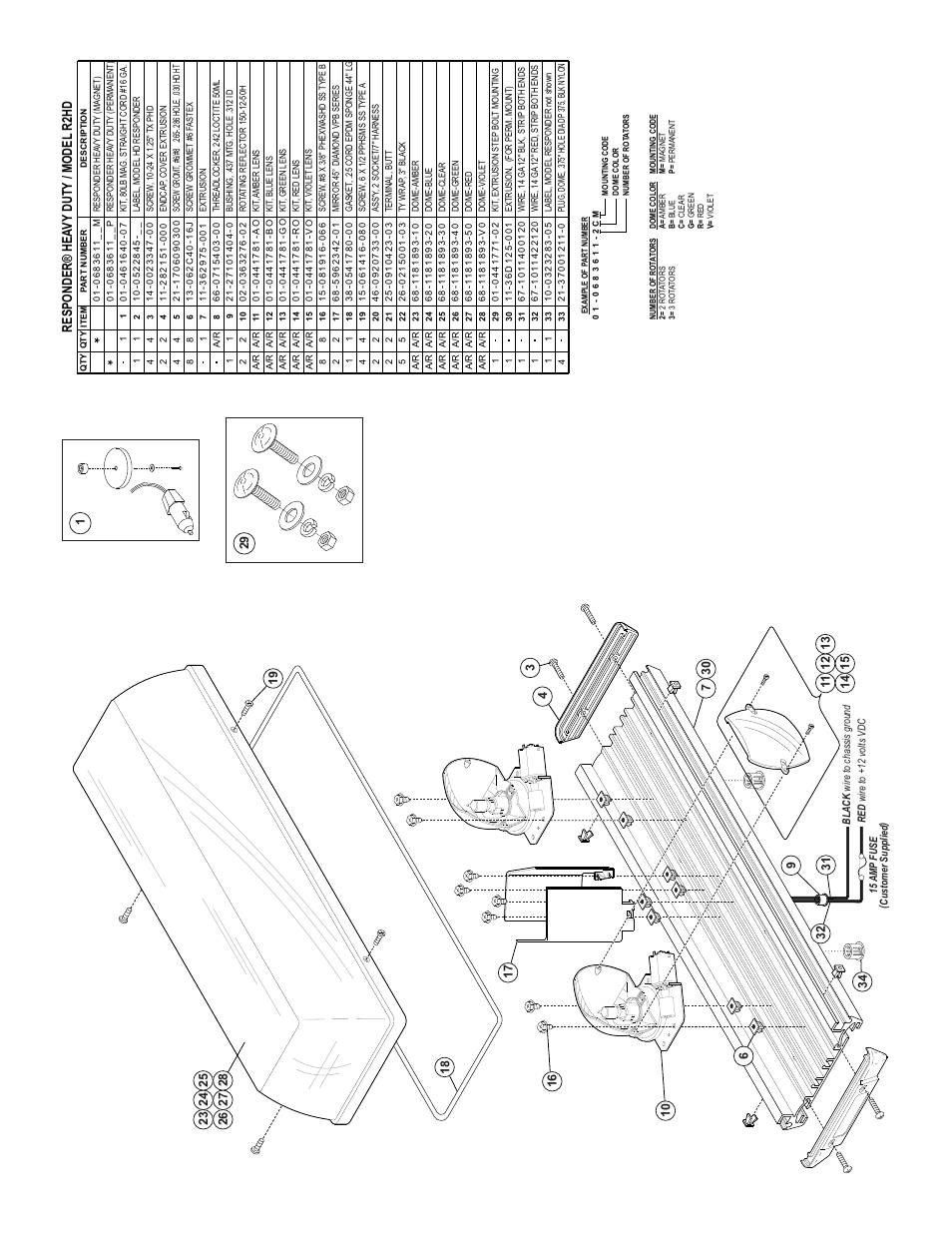 Page 4, Responder® hea vy duty / model r2hd | Whelen R2HDPA User Manual | Page 4 / 6