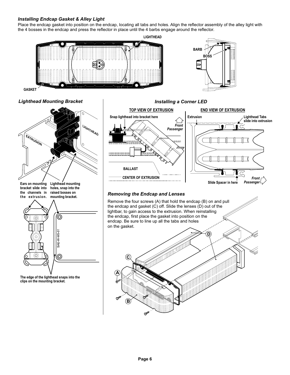 Whelen FT8AAAAP User Manual | Page 6 / 6