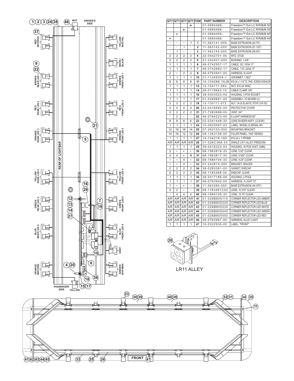 Lr11 alley, Page 6 | Whelen SLN2VLED User Manual | Page 6 / 9