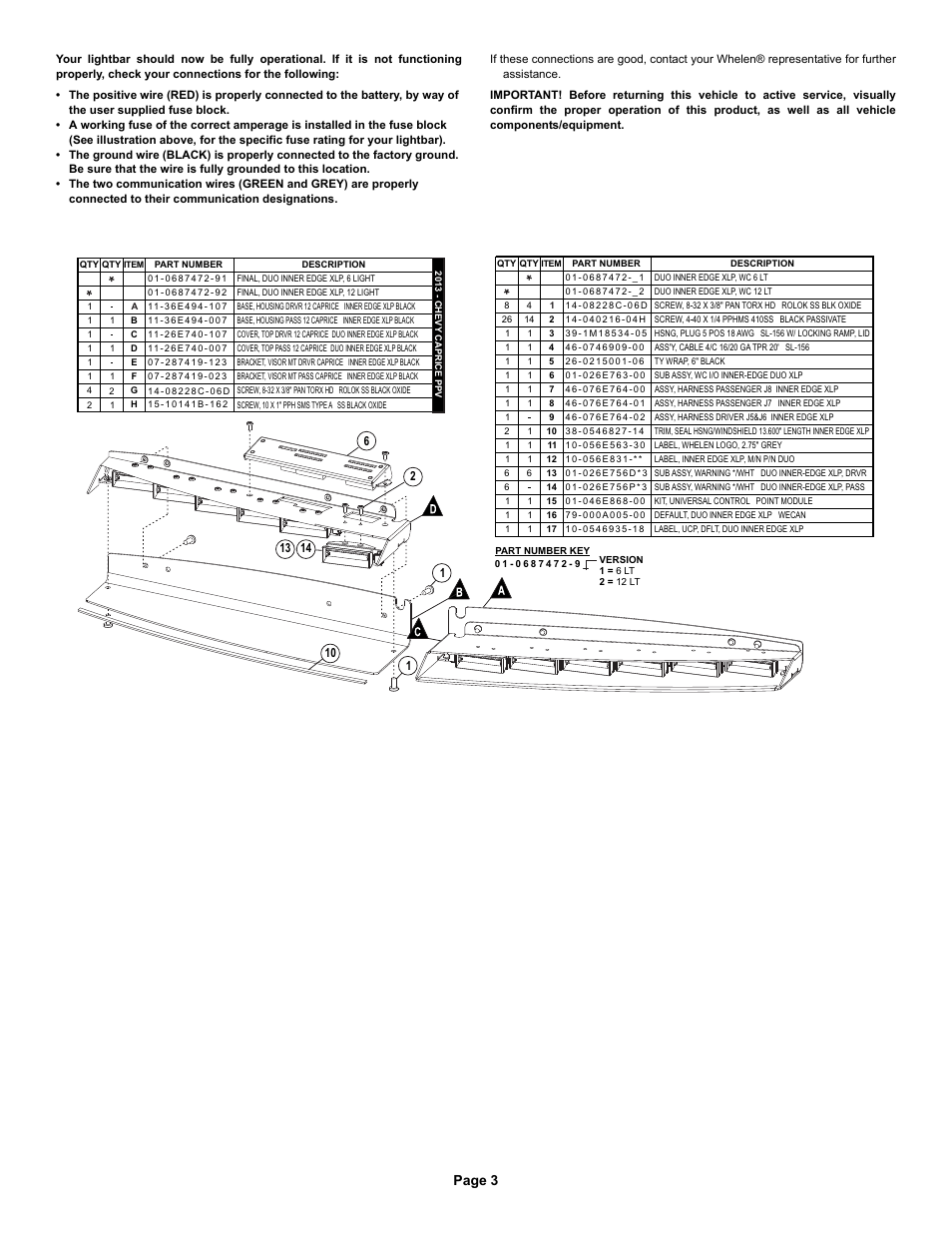 Page 3 | Whelen IW37UF6P User Manual | Page 3 / 3