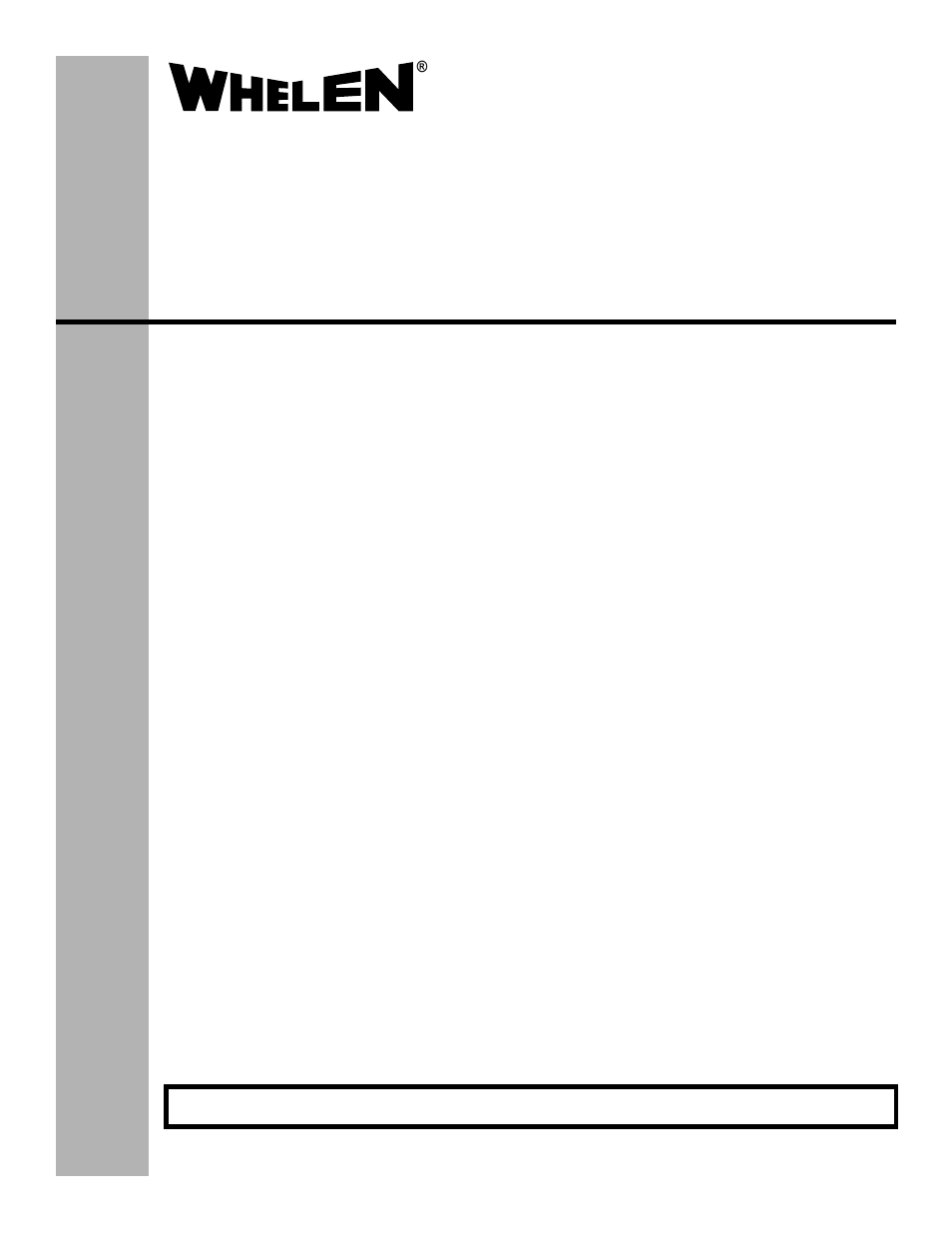 Whelen 9M144000 User Manual | 6 pages
