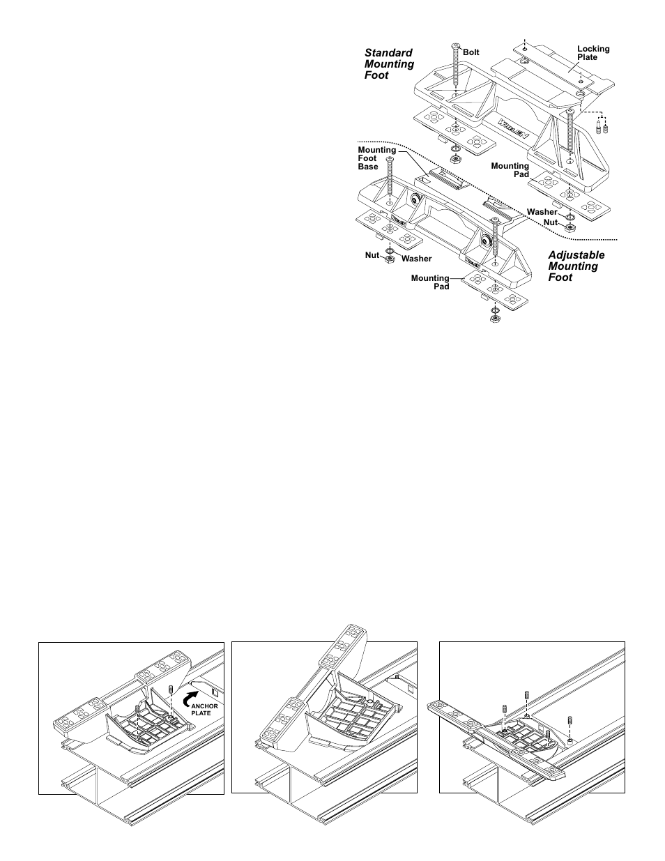 Strap mounting, Permanent mounting | Whelen 9M144000 User Manual | Page 2 / 6