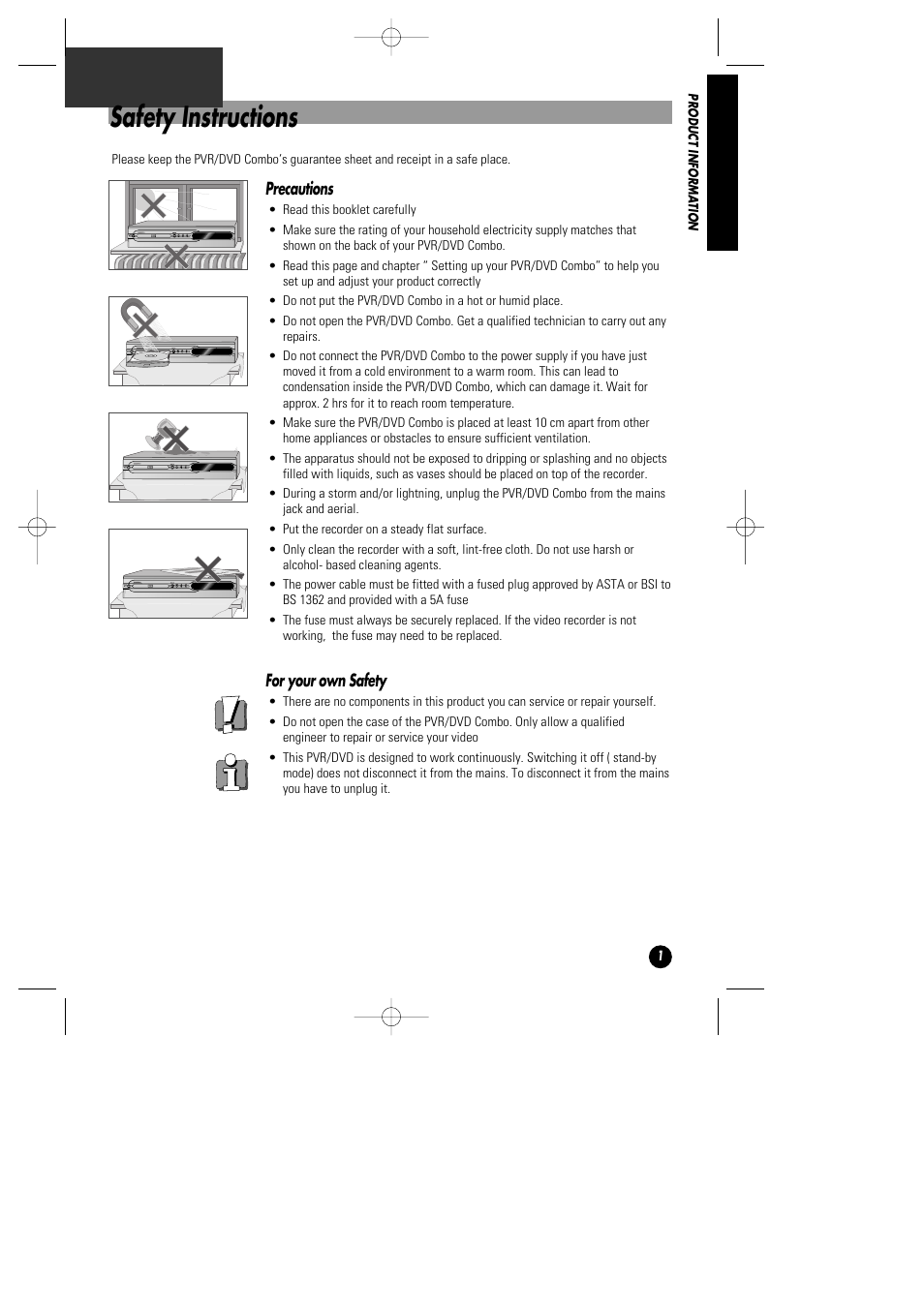 Safety instructions | Daewoo DHD-4000D User Manual | Page 2 / 60