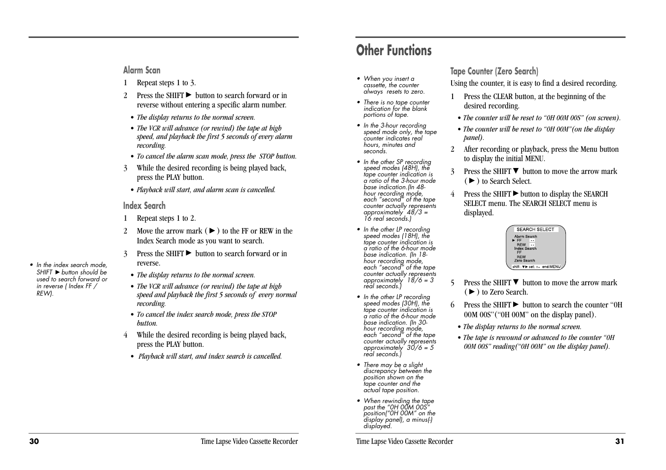 Other functions | Daewoo DV3K683DZ-SD User Manual | Page 18 / 25