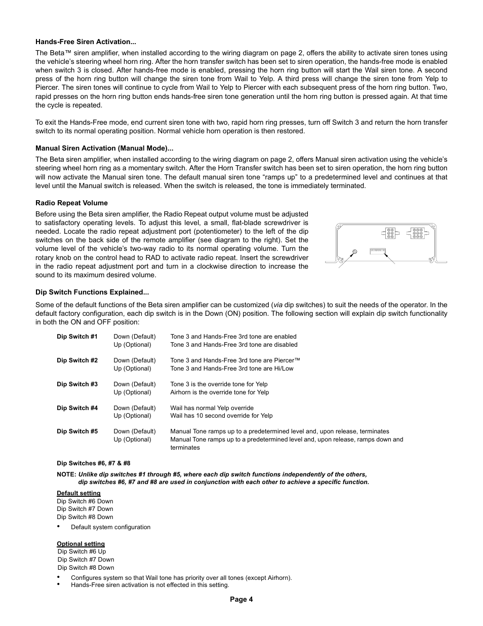 Whelen BETA124R User Manual | Page 4 / 6