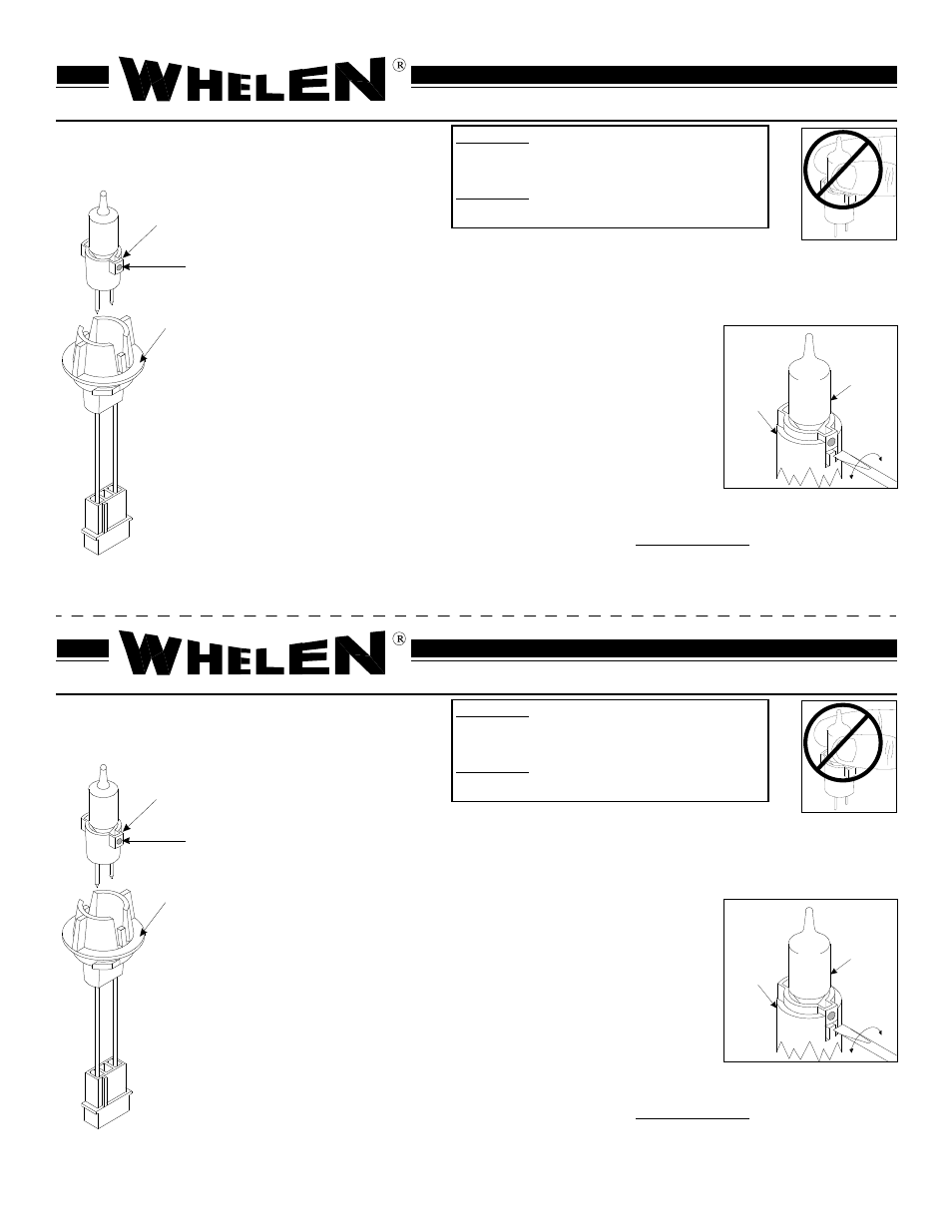 Whelen H50TL12 User Manual | 1 page