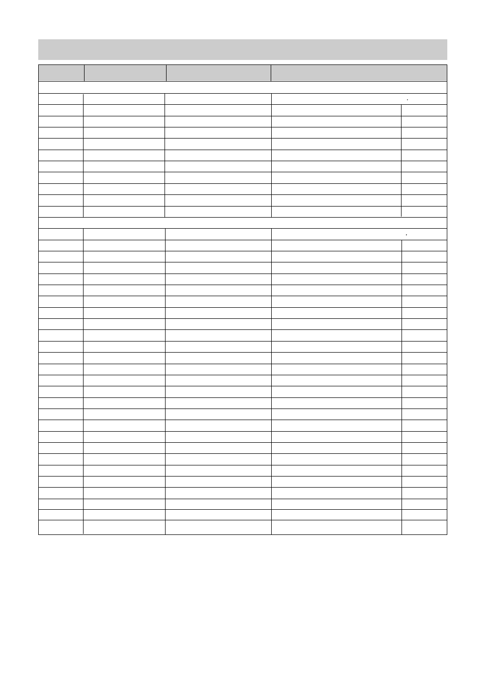 4-3.parts list of drum total ass’y | Daewoo K3050MECHA User Manual | Page 45 / 47