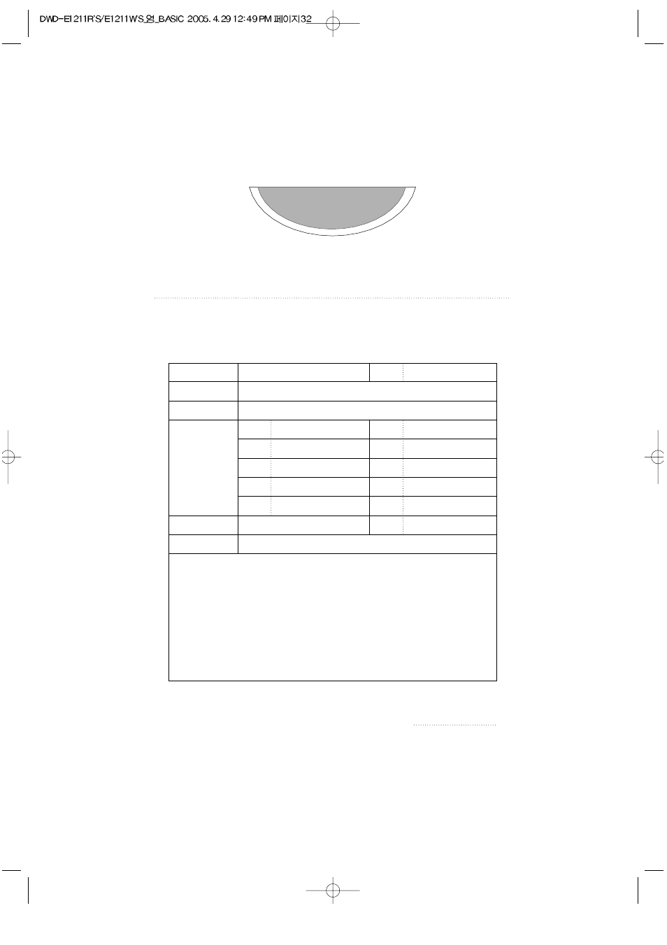 About this manual | Daewoo DWD-E1211R'S User Manual | Page 32 / 32