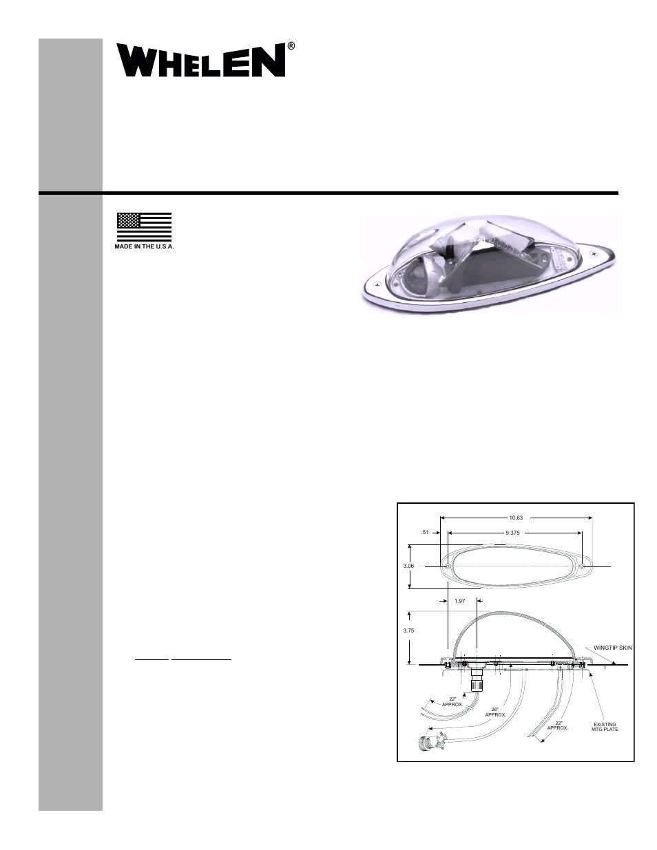 Whelen 90206 User Manual | 3 pages