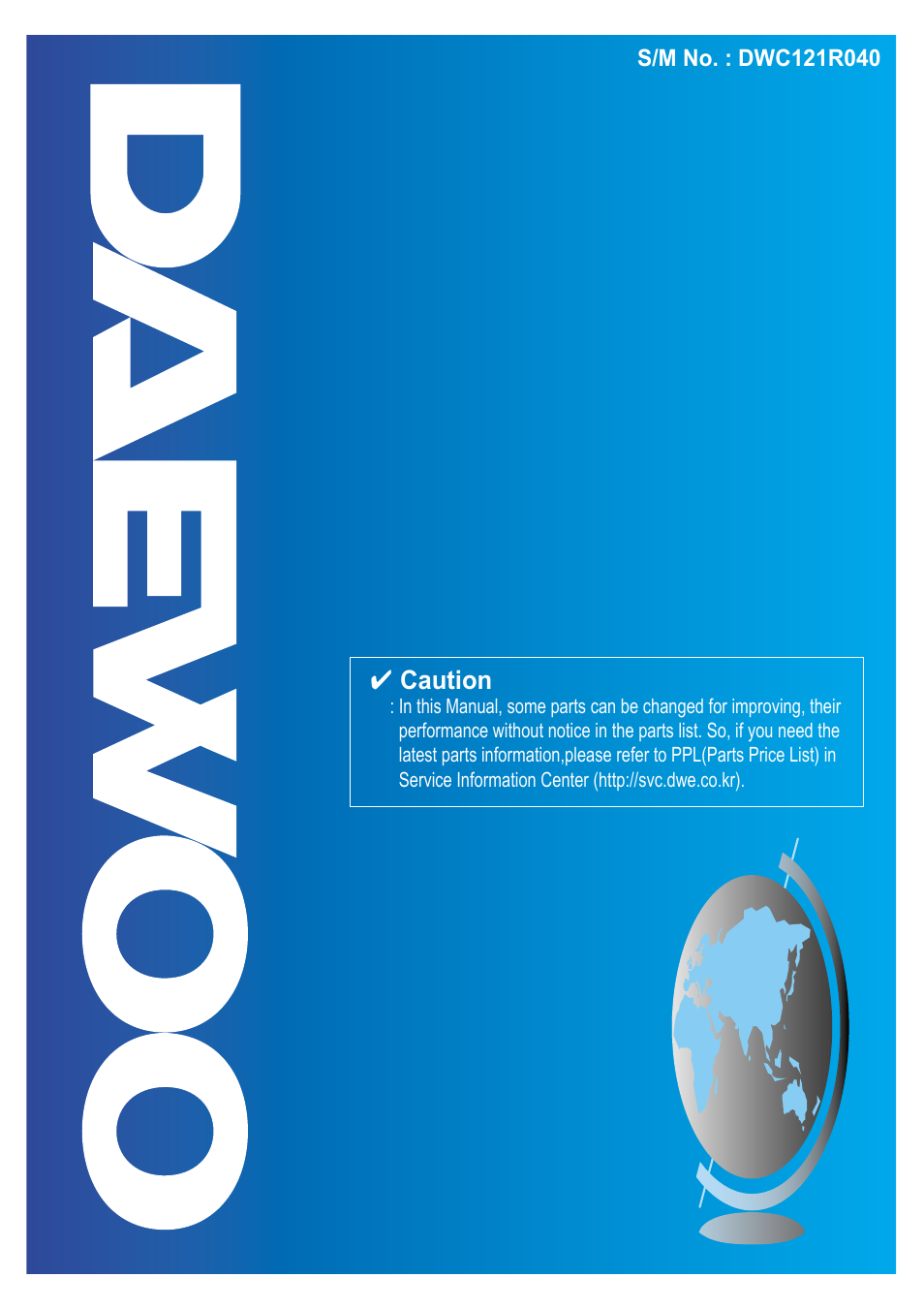 Daewoo ROOM AIR CONDITIONER DWC-121R User Manual | 41 pages