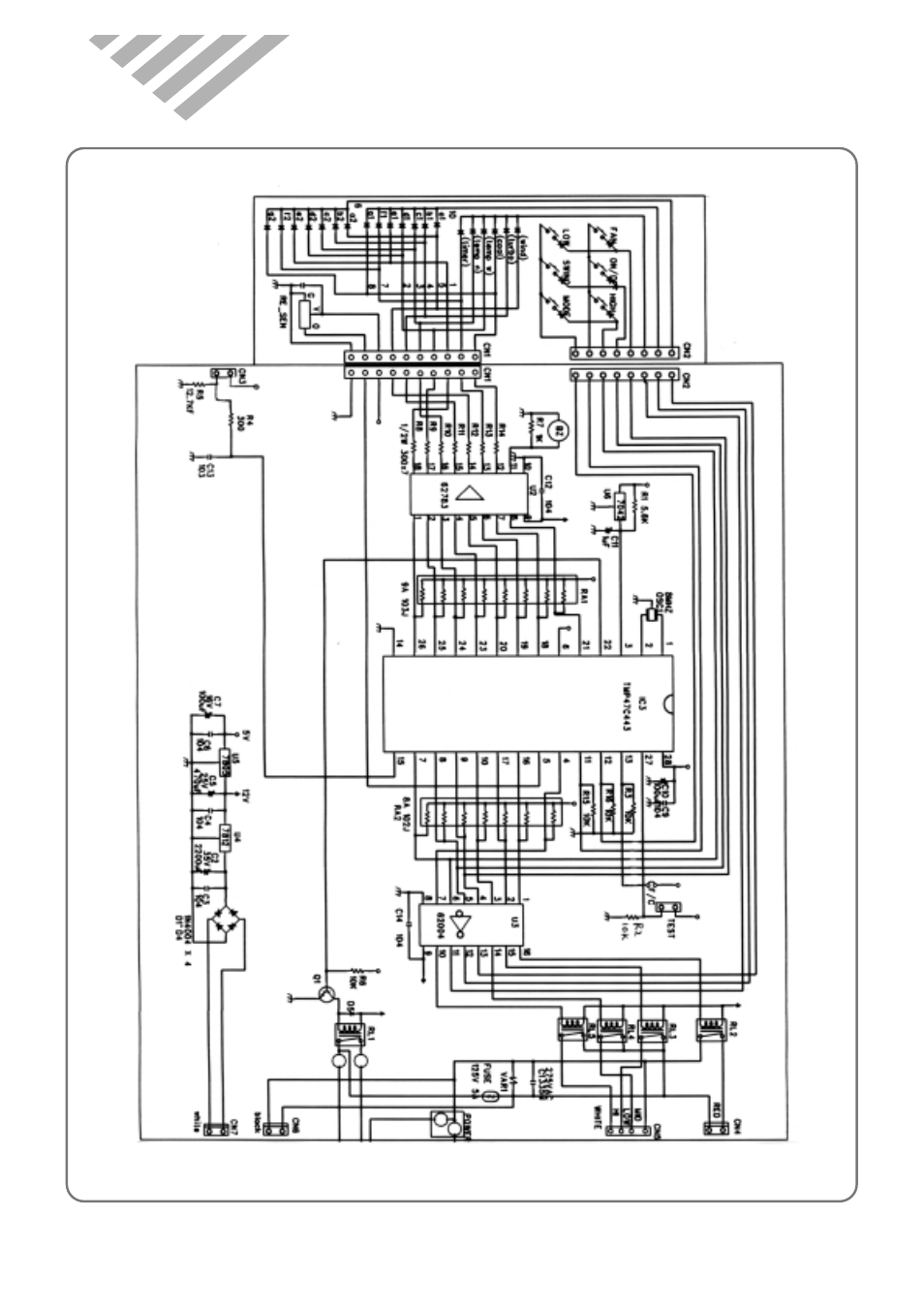 Circuit diagram | Daewoo ROOM AIR CONDITIONER DWC-121R User Manual | Page 16 / 41