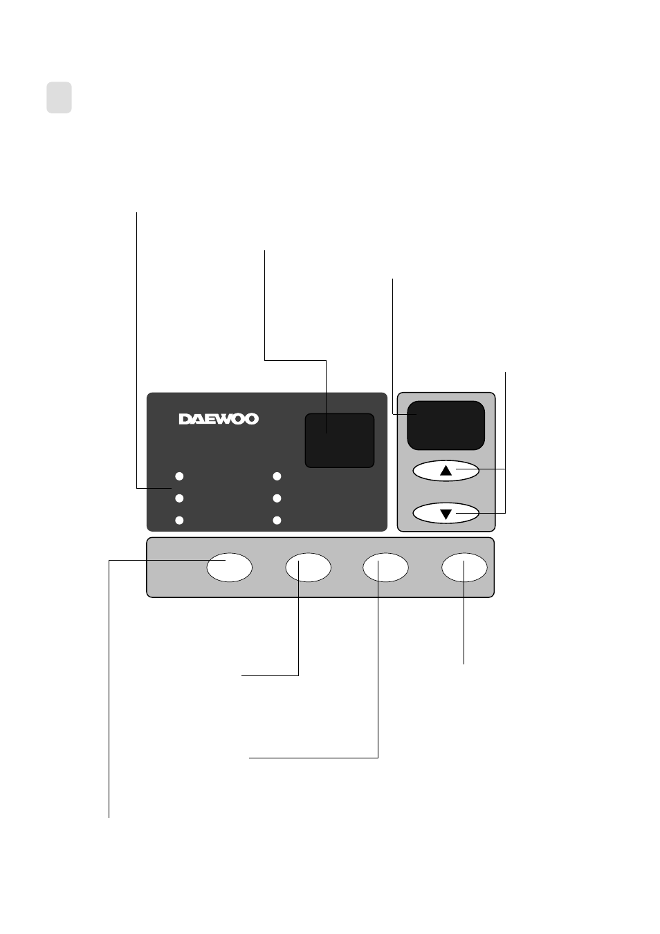 Remote controller display | Daewoo ROOM AIR CONDITIONER DWC-121R User Manual | Page 7 / 41