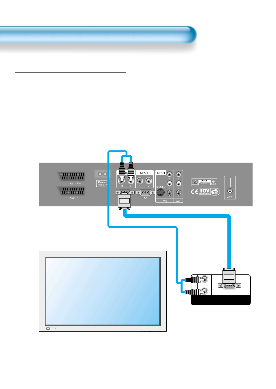 Connection guide, Connecting with monitor | Daewoo DSA-9310E User Manual | Page 10 / 43