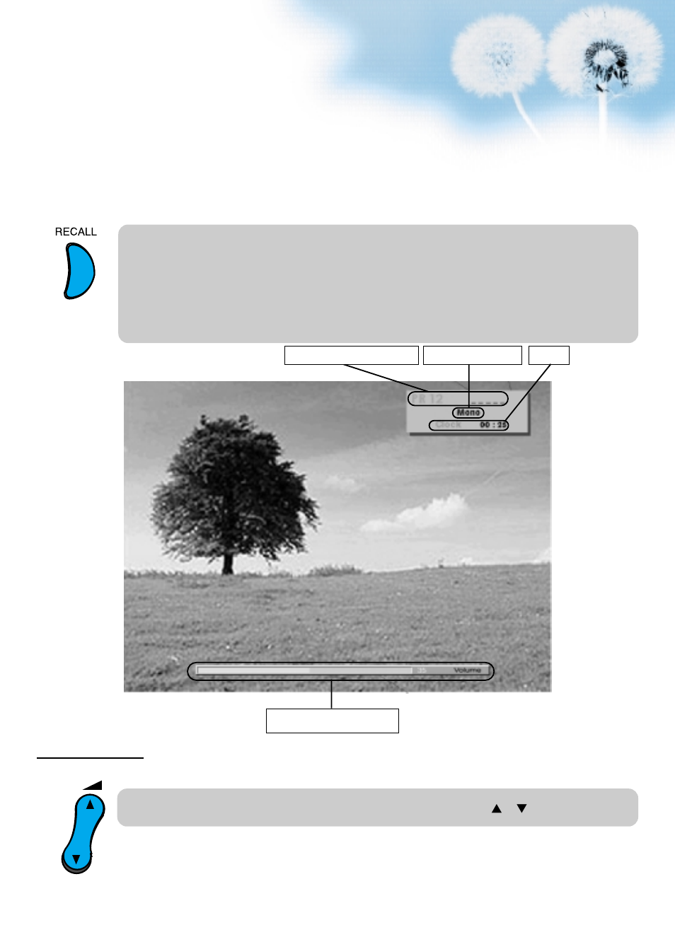 Volume bar | Daewoo DSA-9310E User Manual | Page 17 / 43