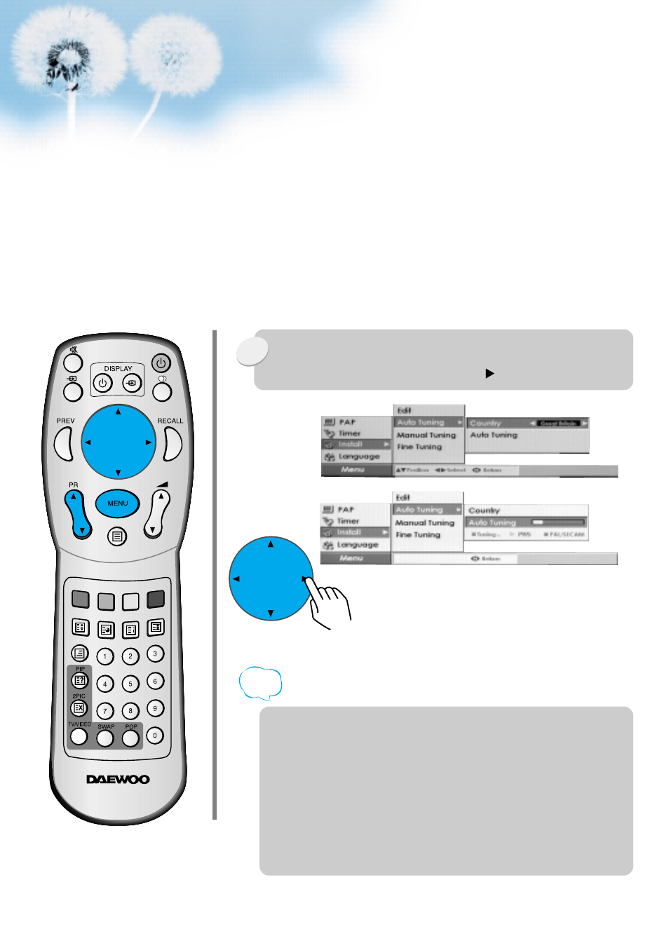 Daewoo DSA-9310E User Manual | Page 24 / 43