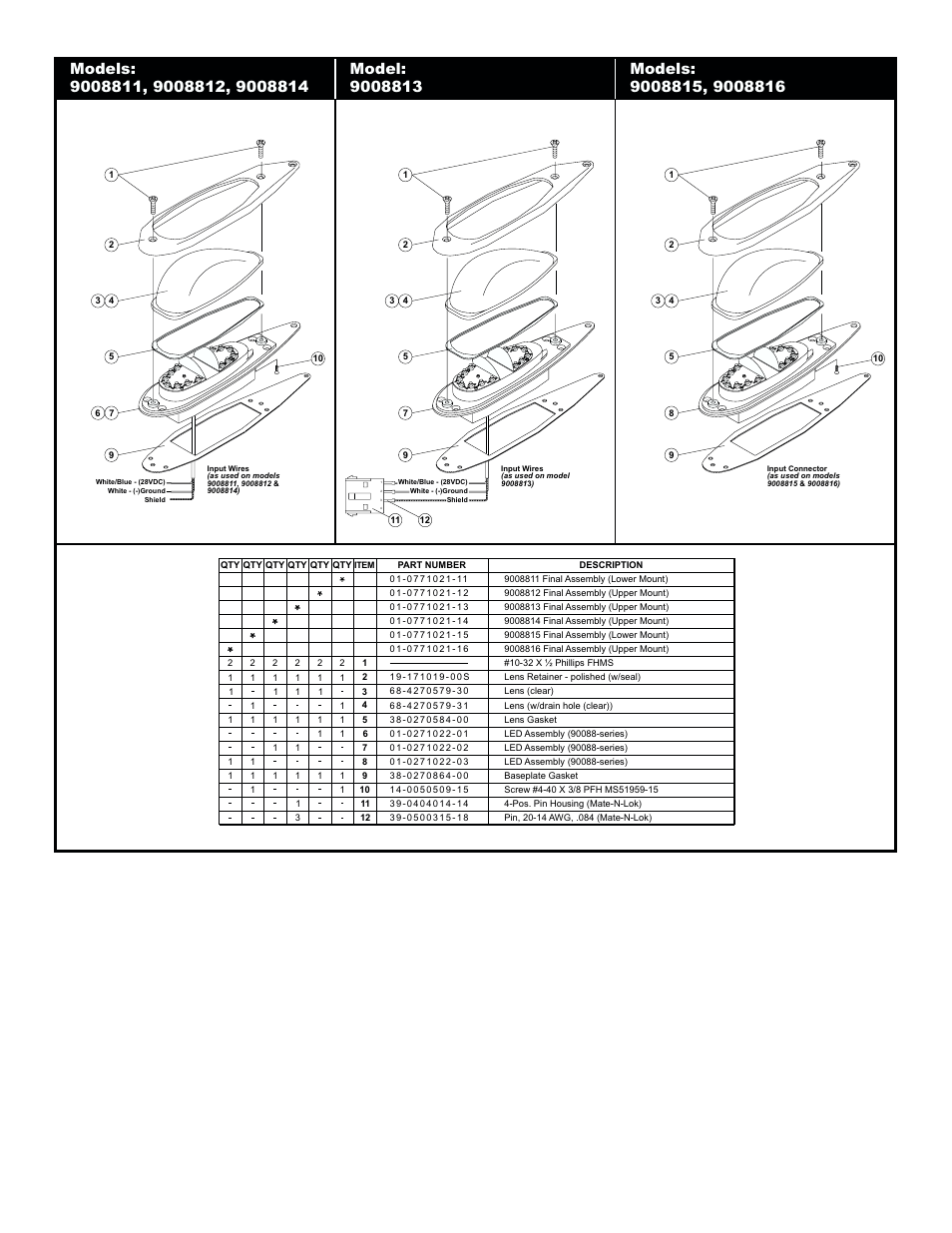 Page 2 | Whelen 9008811 User Manual | Page 2 / 2