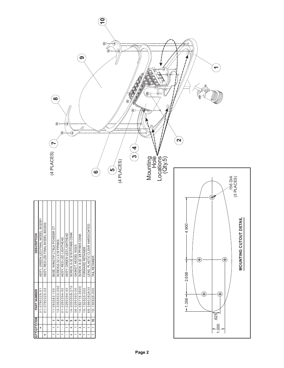 Whelen 9032501 User Manual | Page 2 / 2