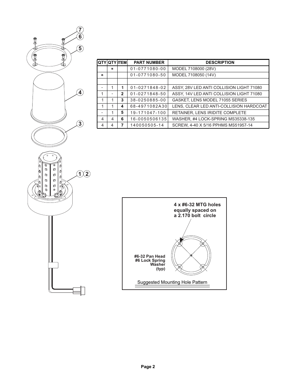 Whelen 7108000 User Manual | Page 2 / 2