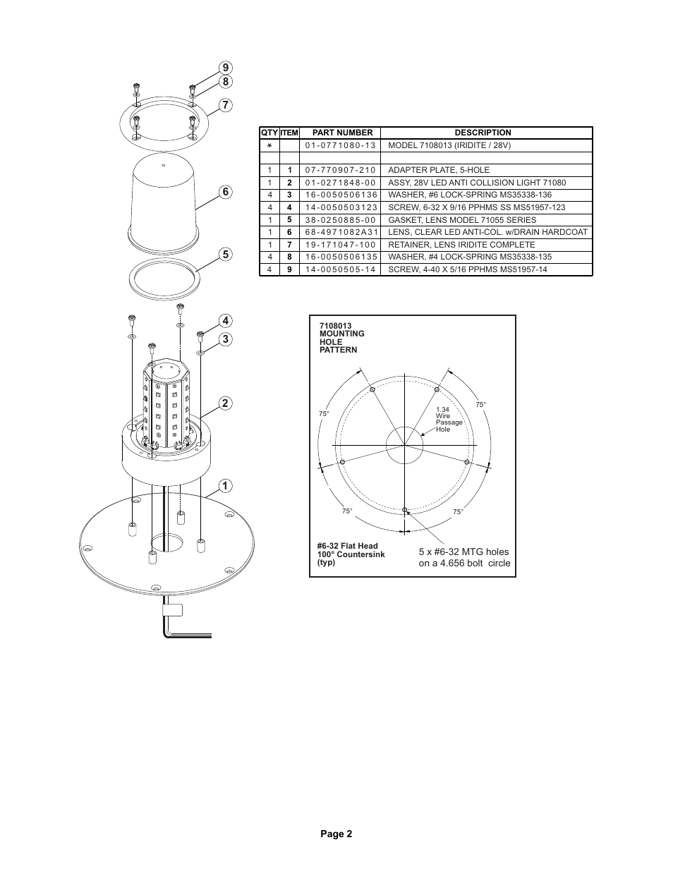 Whelen 7108013 User Manual | Page 2 / 2