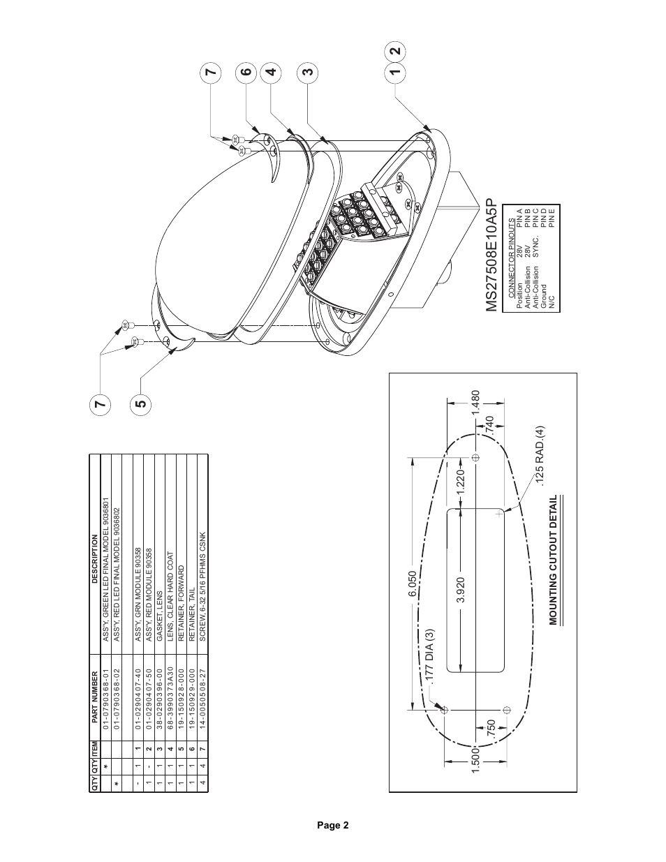 Whelen 9036801 User Manual | Page 2 / 2