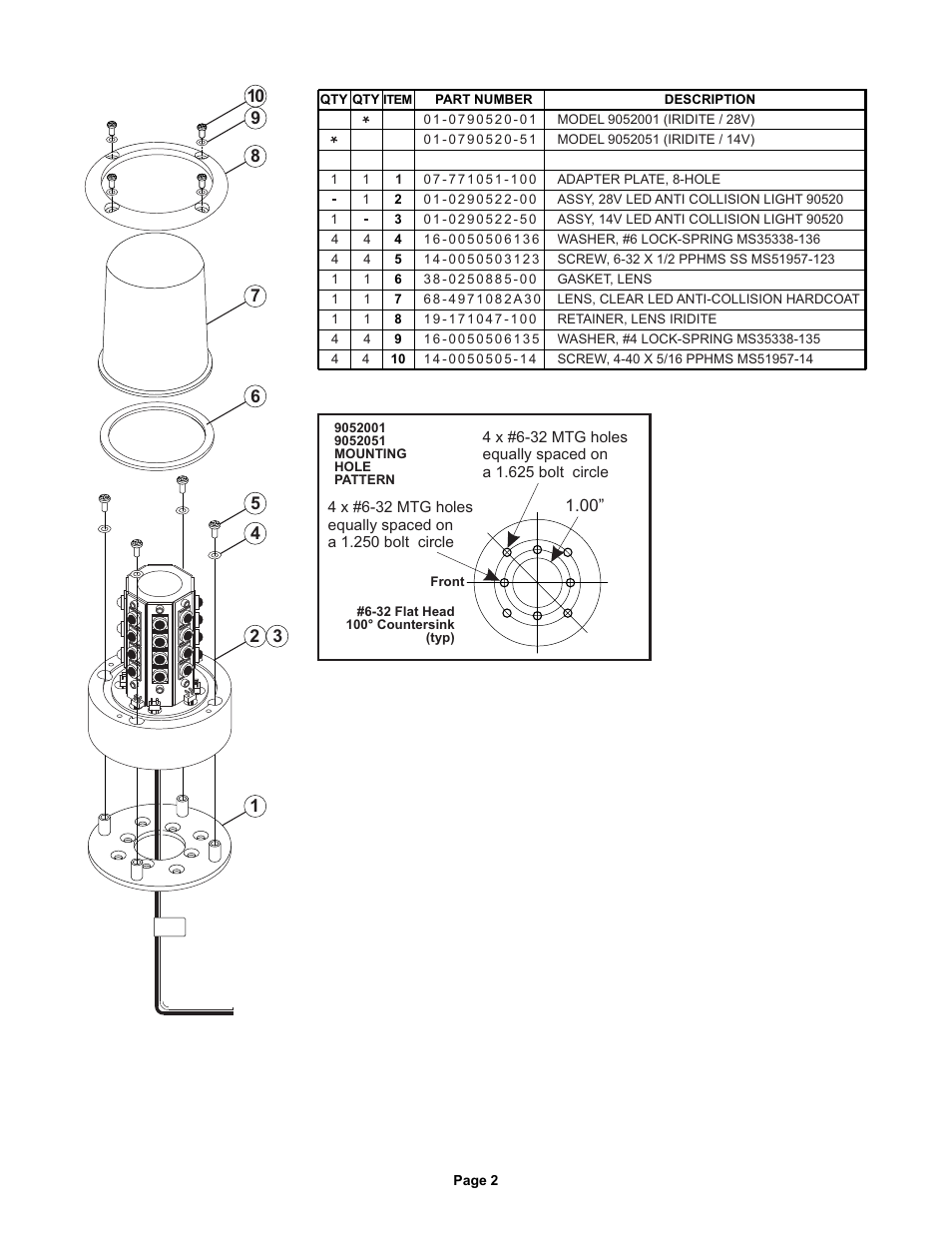 Whelen 9052001 User Manual | Page 2 / 2