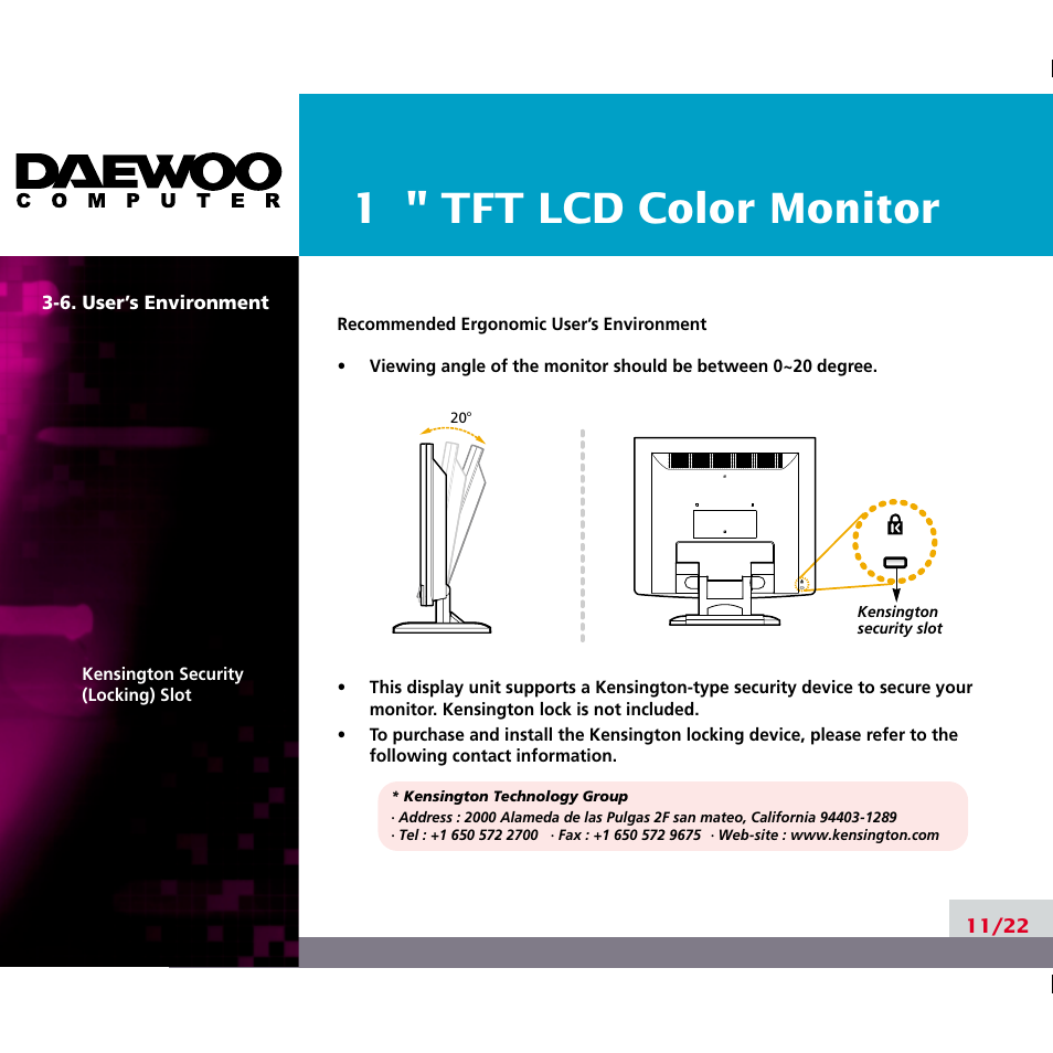 Daewoo F227B User Manual | Page 14 / 25