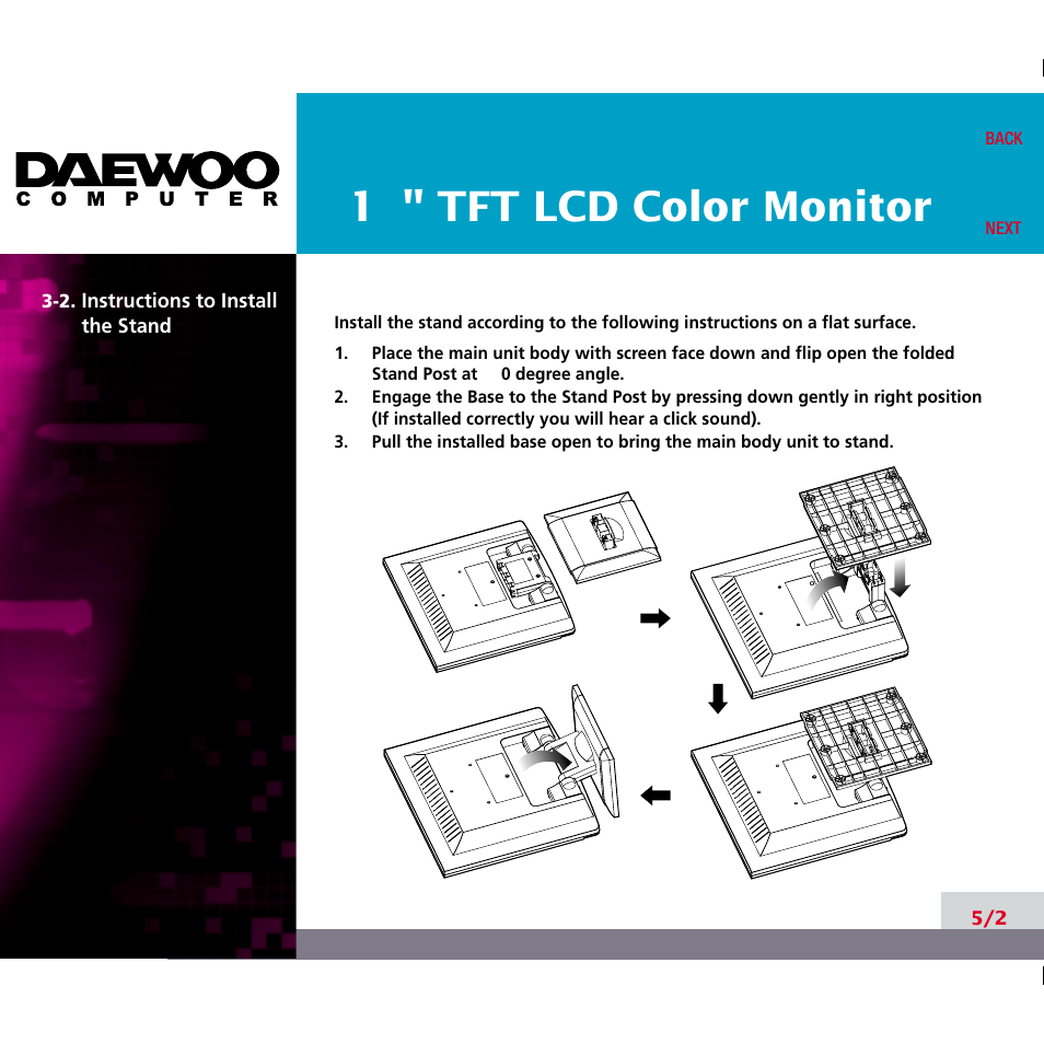 Daewoo F227B User Manual | Page 8 / 25