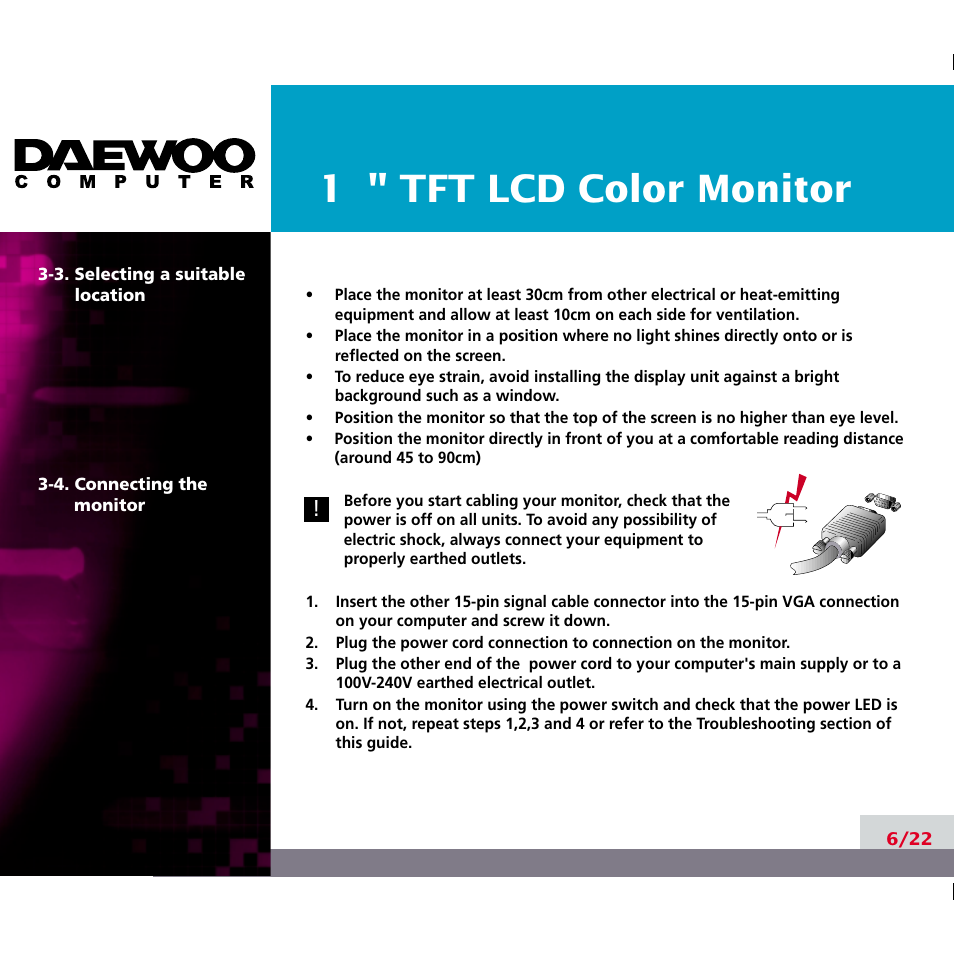 Daewoo F227B User Manual | Page 9 / 25