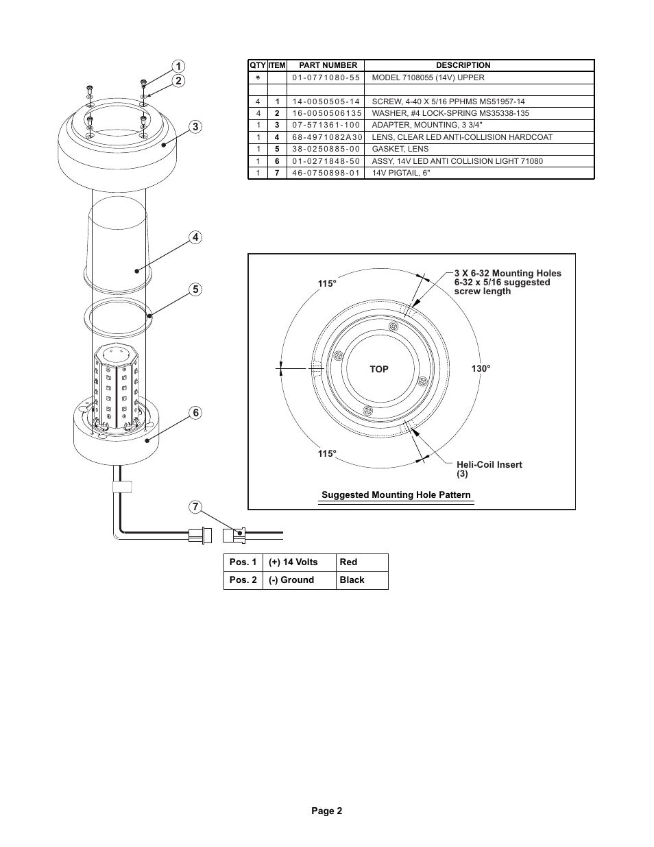 Whelen 7108055 User Manual | Page 2 / 2