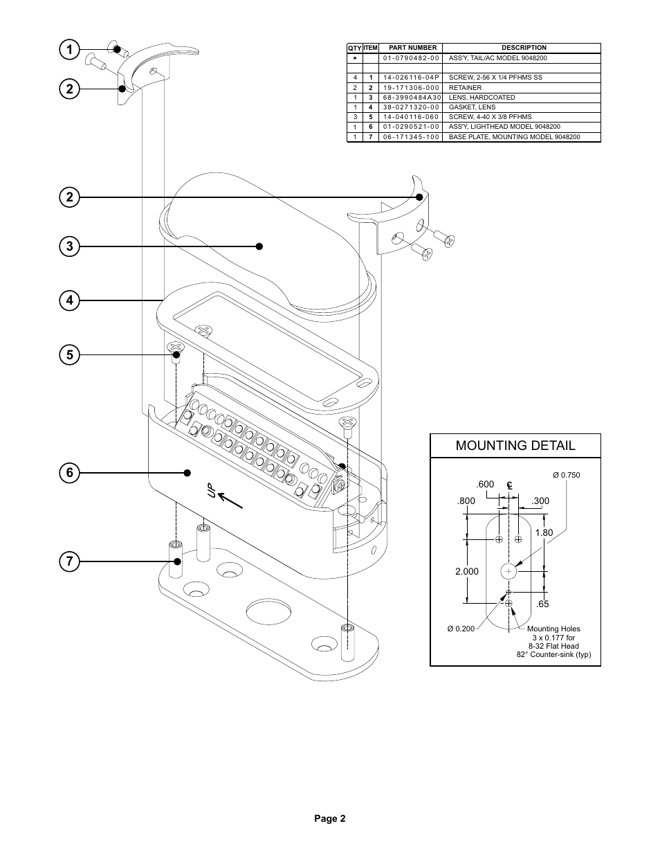 Whelen 9048200 User Manual | Page 2 / 2